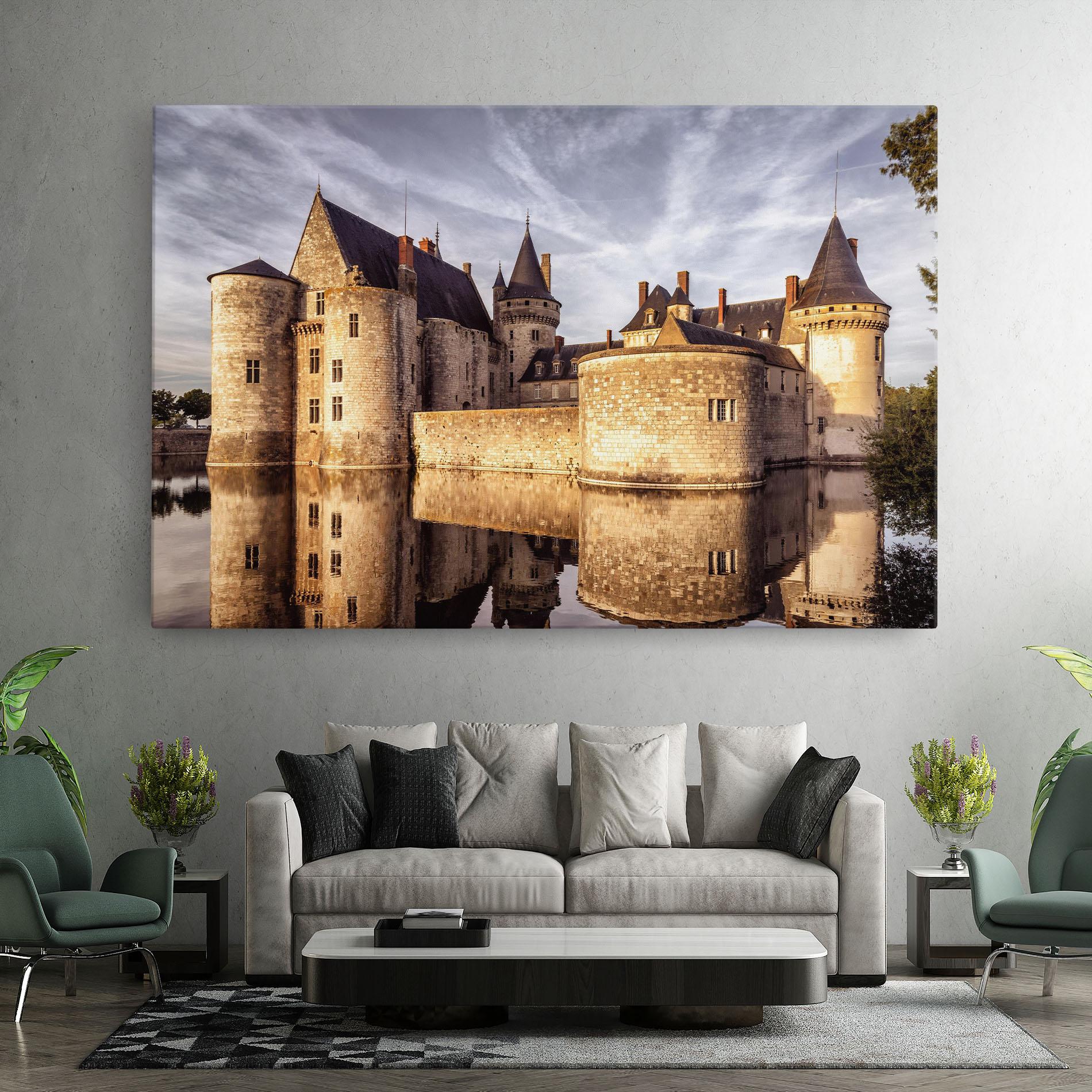 Obraz na Płótnie Chateau Castle mockup 7