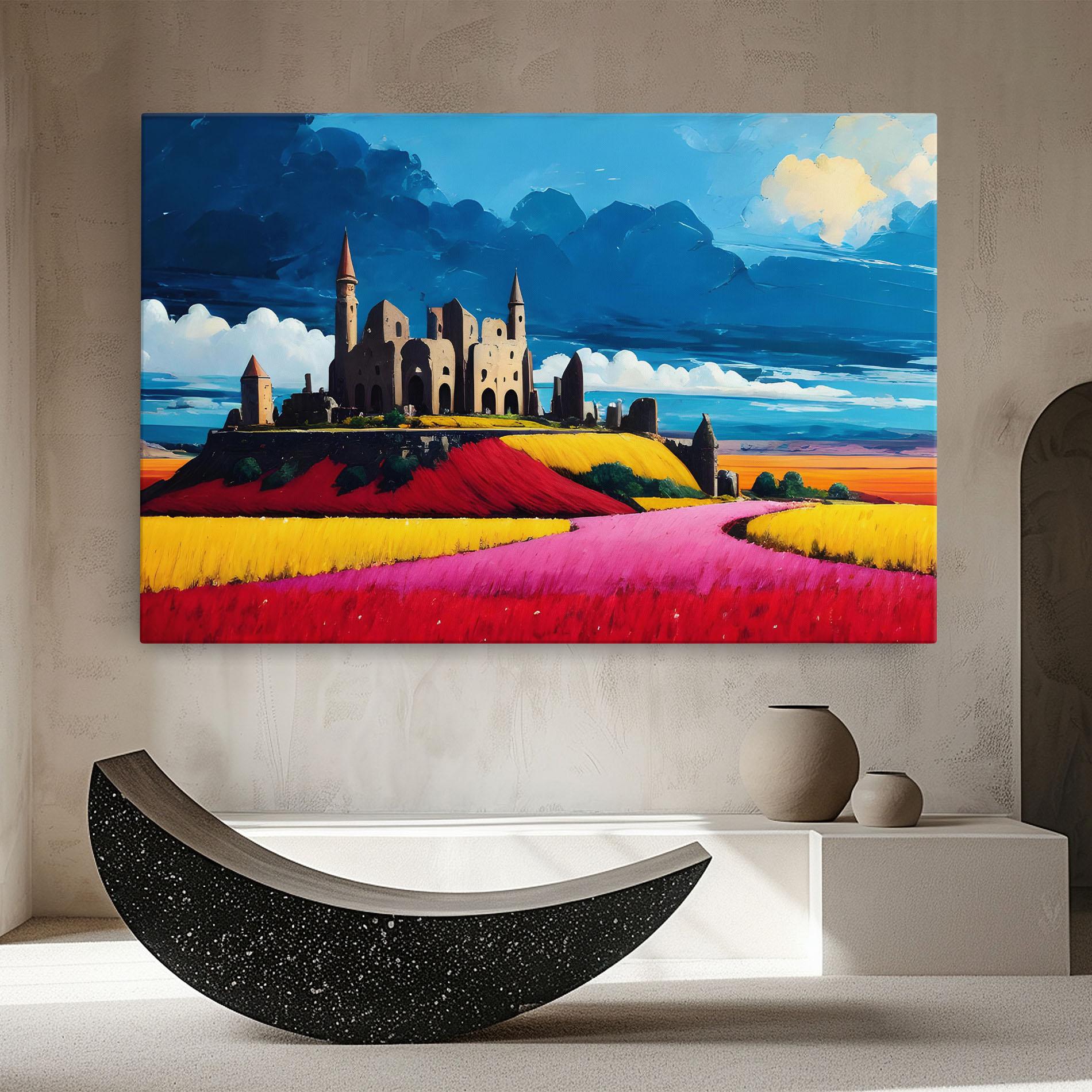 Obraz na Płótnie Antique Building Art mockup 8