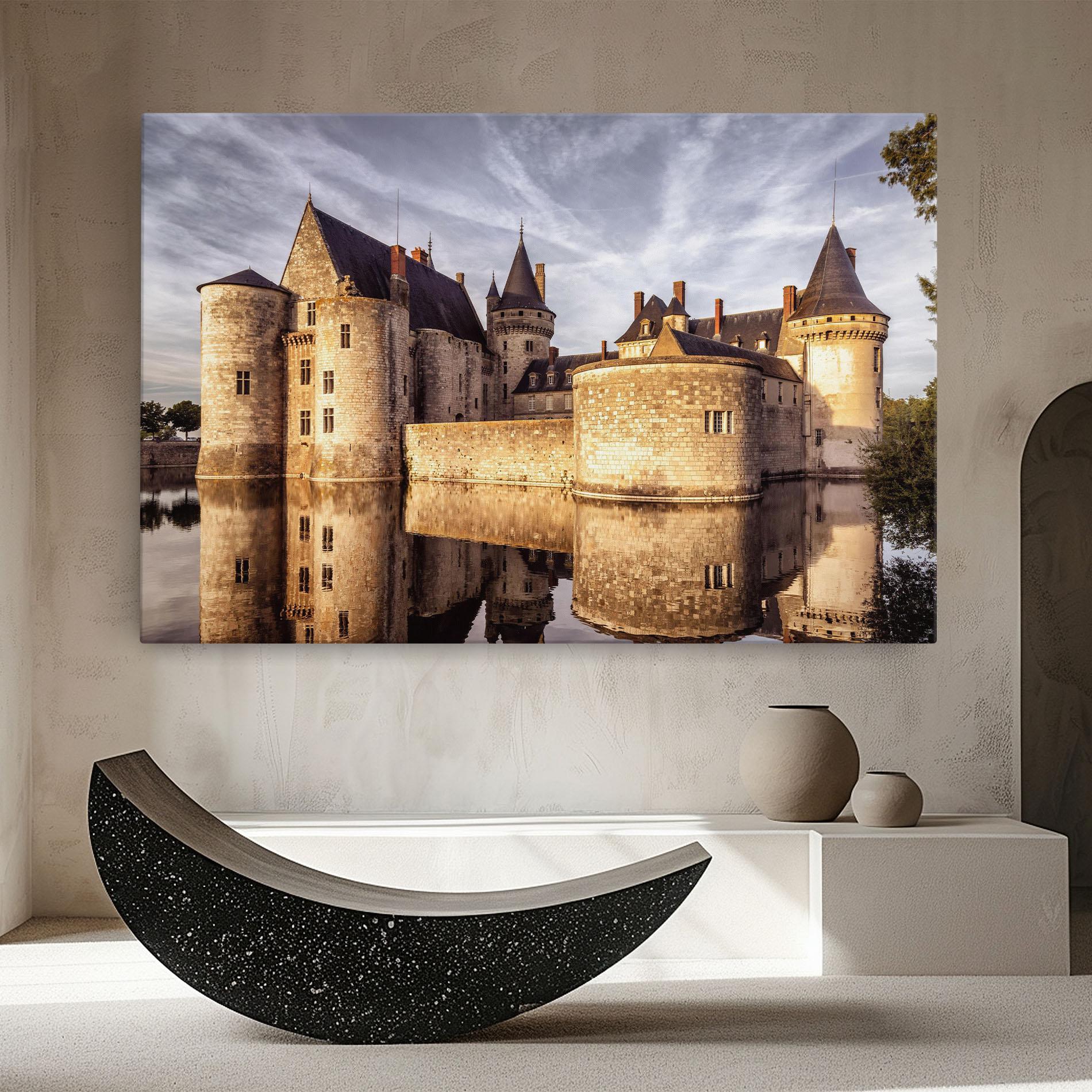 Obraz na Płótnie Chateau Castle mockup 8