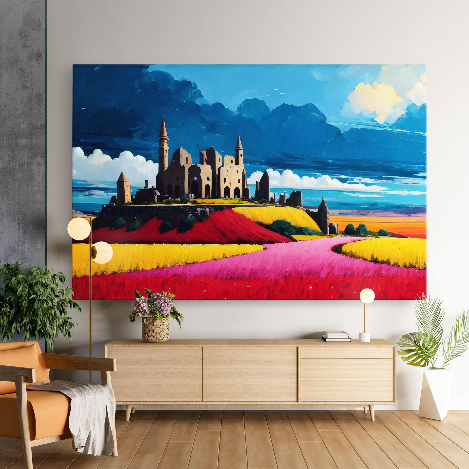 Obraz na Płótnie Antique Building Art mockup 9