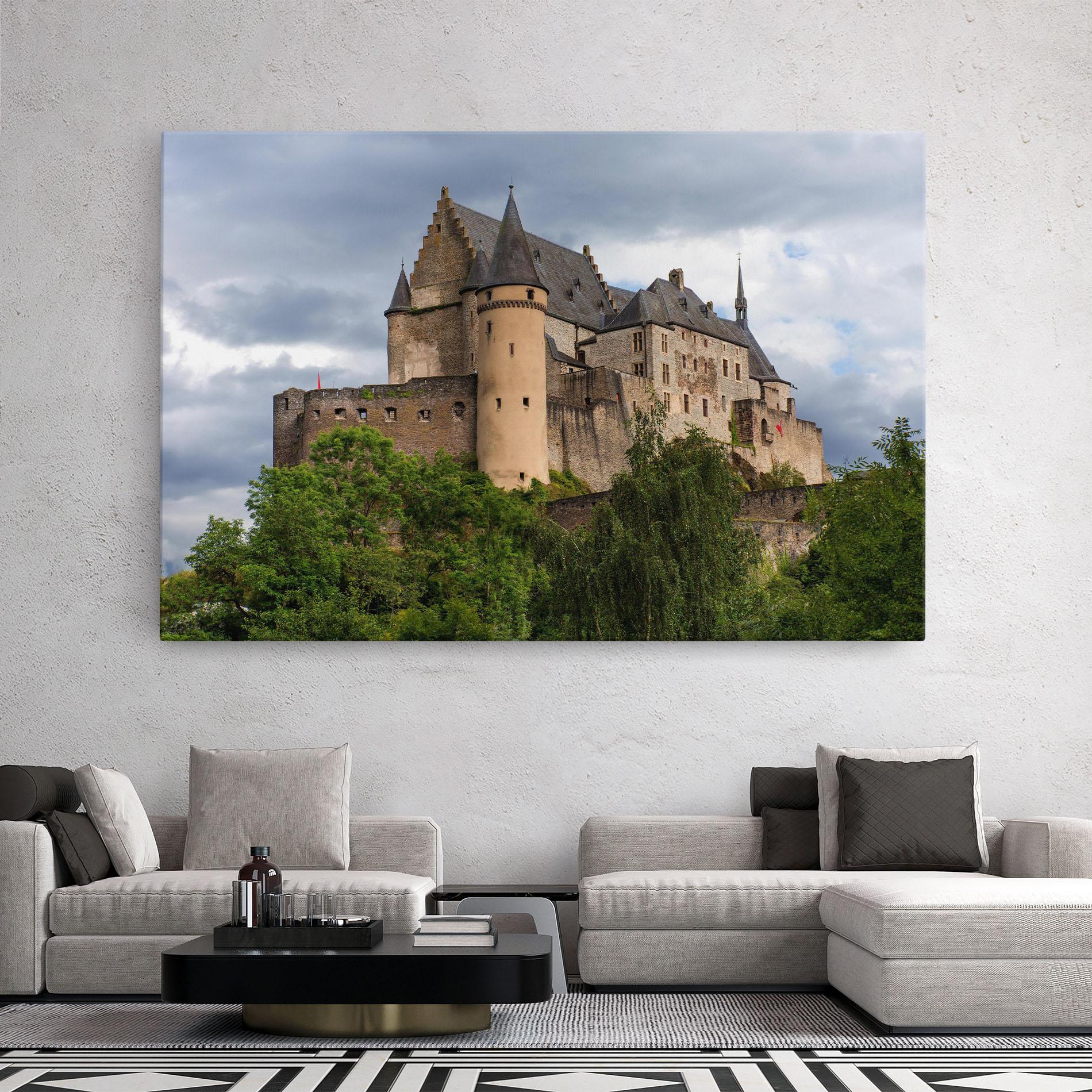 Obraz na Płótnie Castle Vianden mockup 2