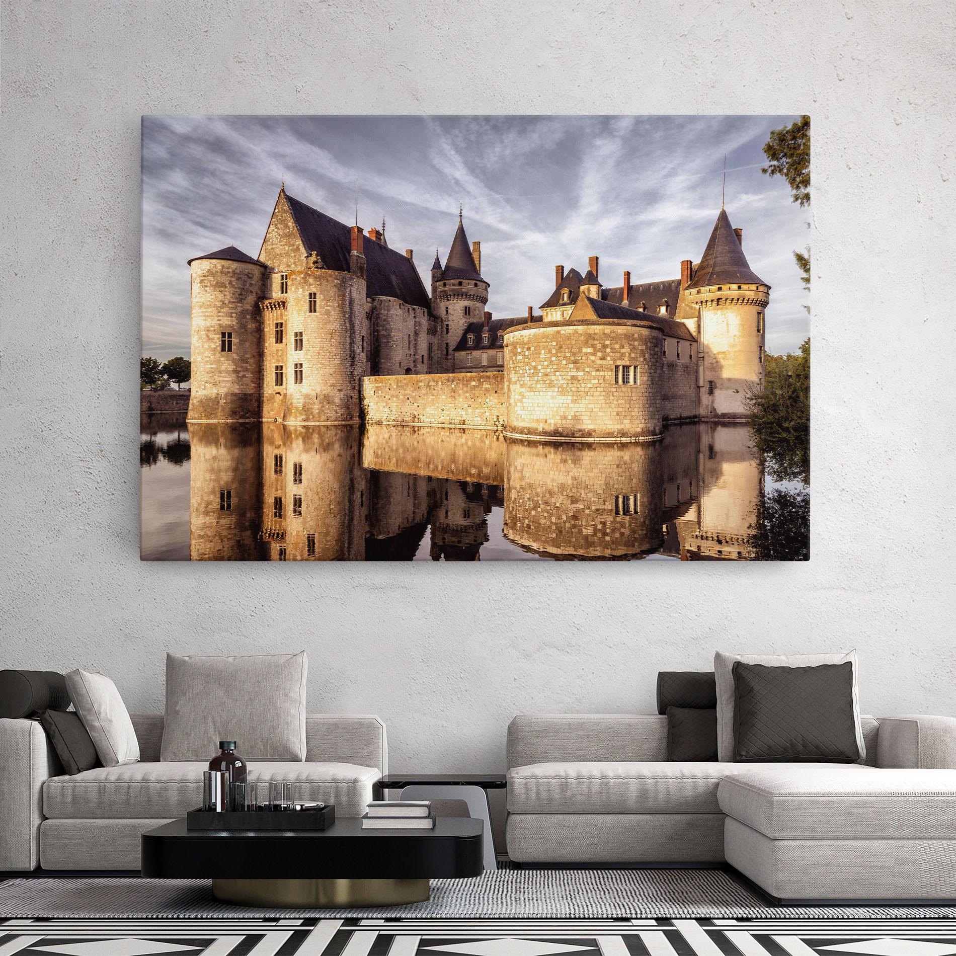 Obraz na Płótnie Chateau Castle mockup 2