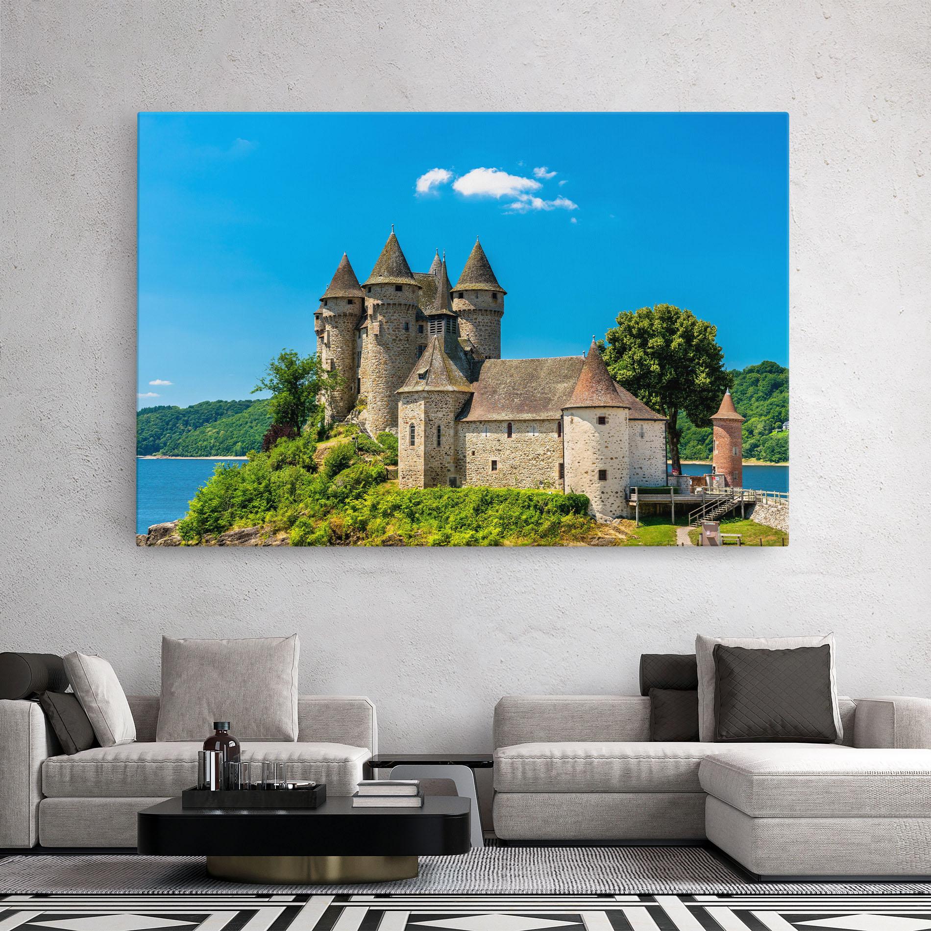 Obraz na Płótnie Medieval Castle France mockup 2