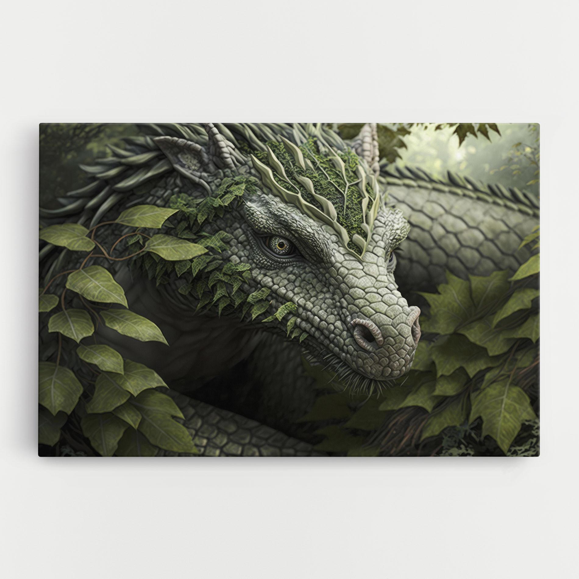 Obraz na Płótnie Ancient Forest Dragon mockup 0