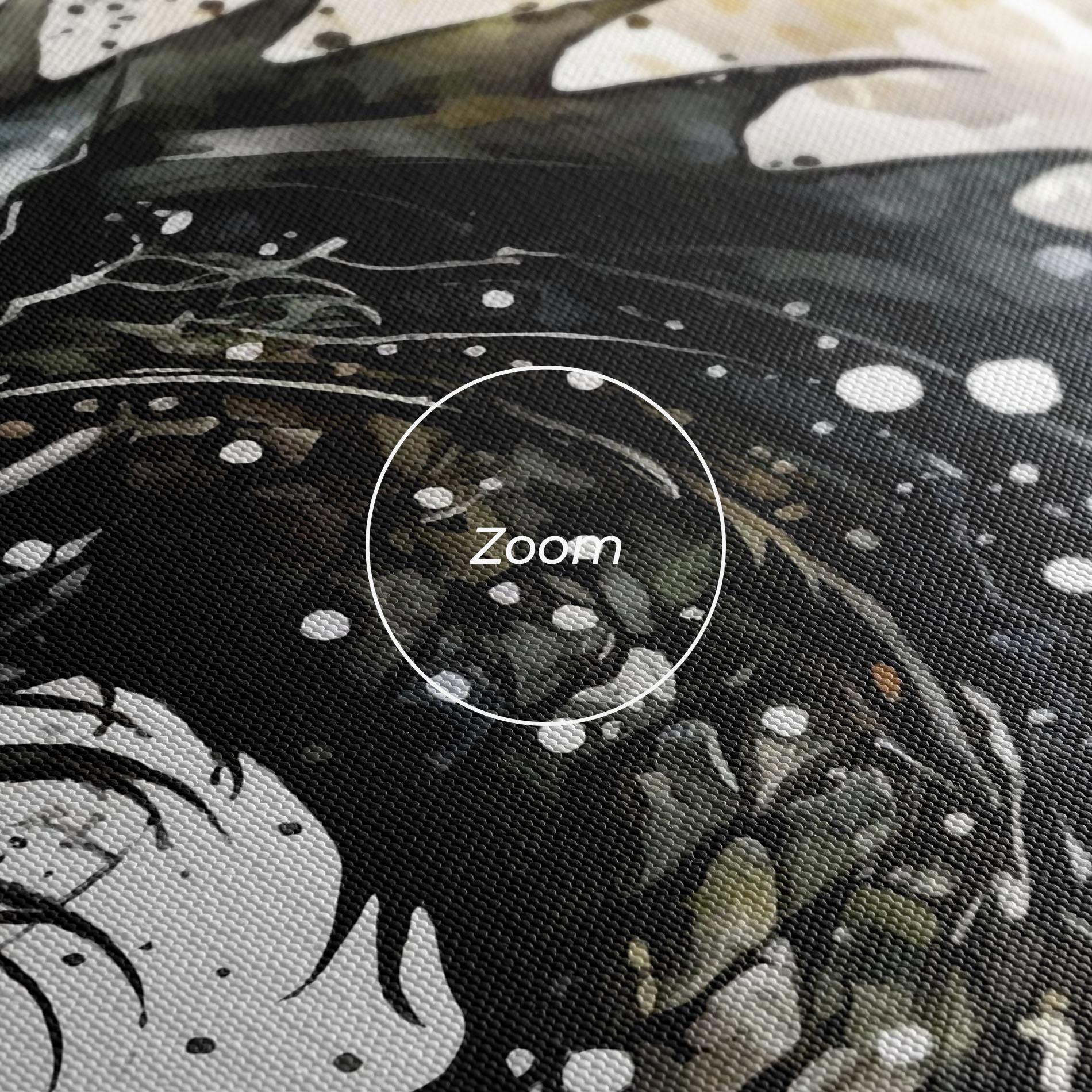 Obraz na Płótnie Black Dragon Art mockup 3