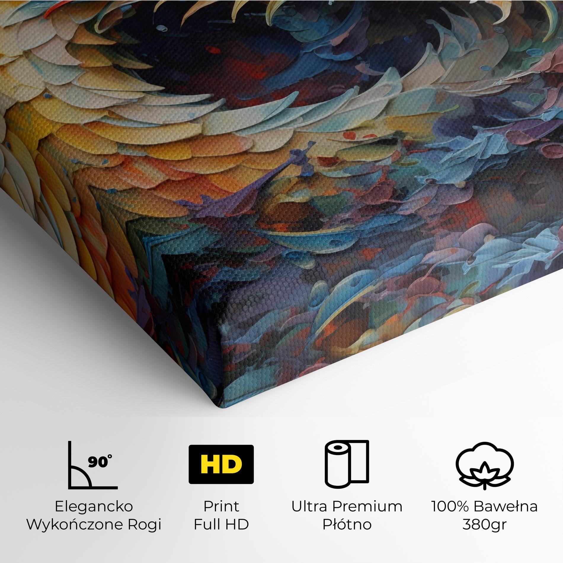 Obraz na Płótnie Fantasy Dragon Art mockup 4