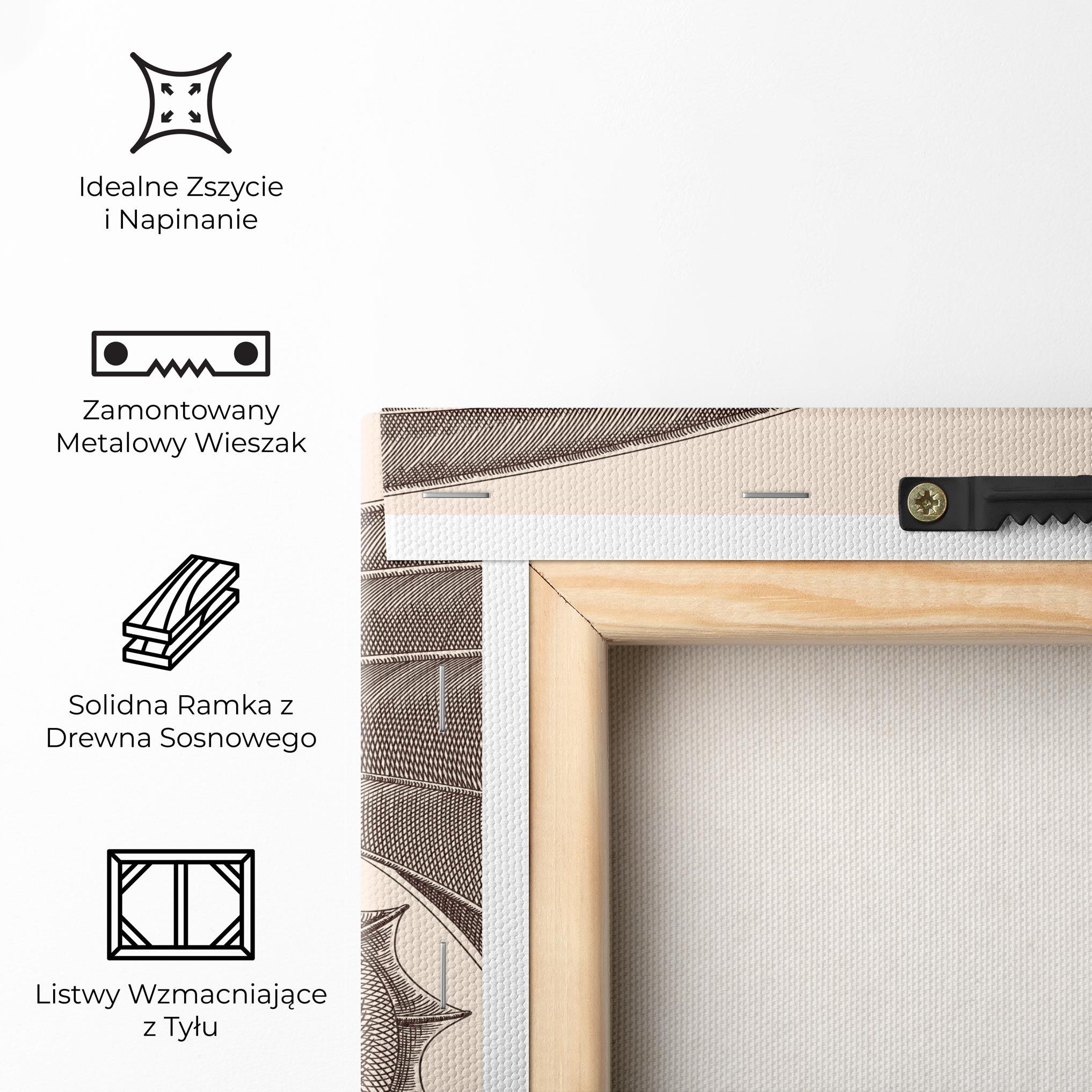 Obraz na Płótnie Brown Dragon mockup 5