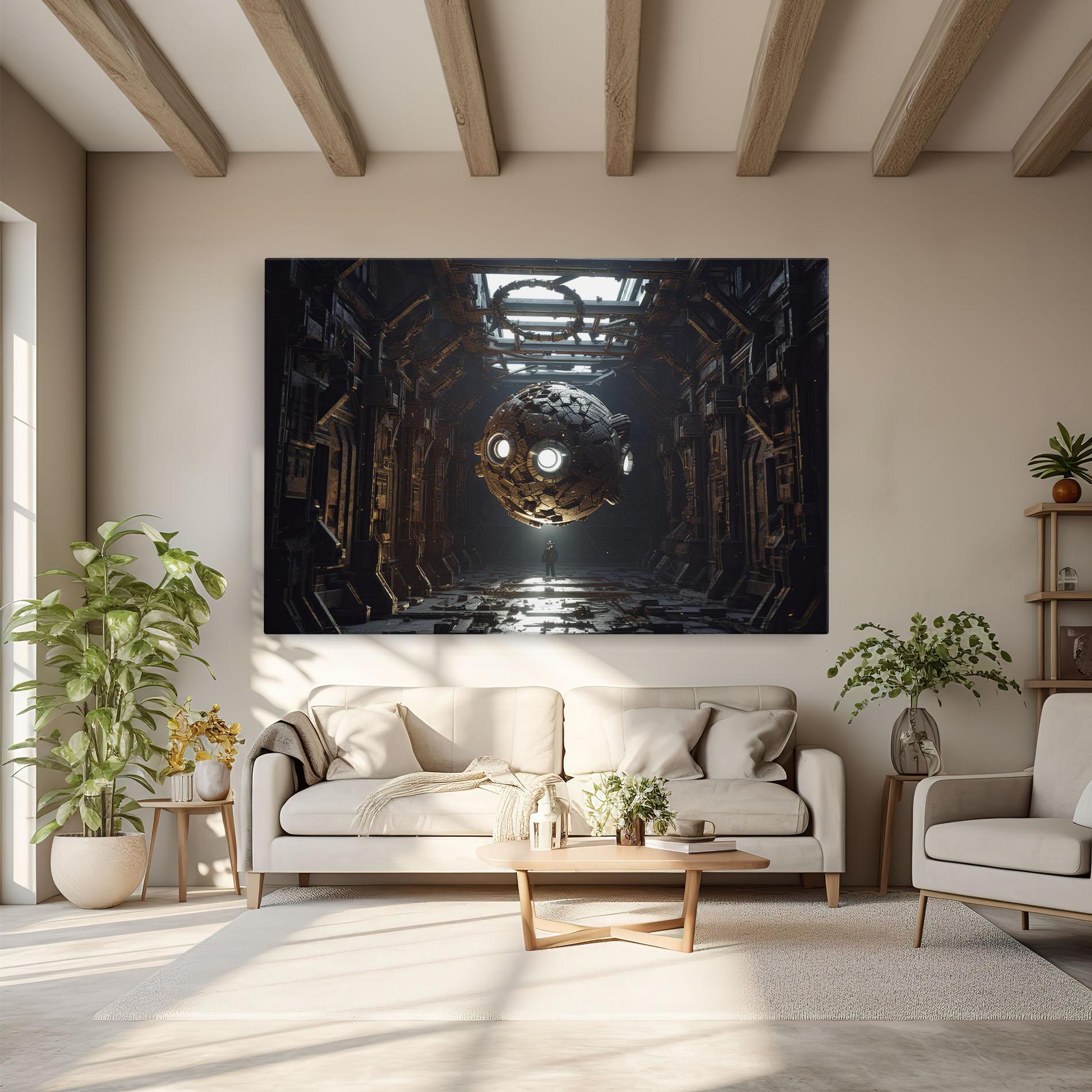 Obraz na Płótnie Cryptic Art mockup 6