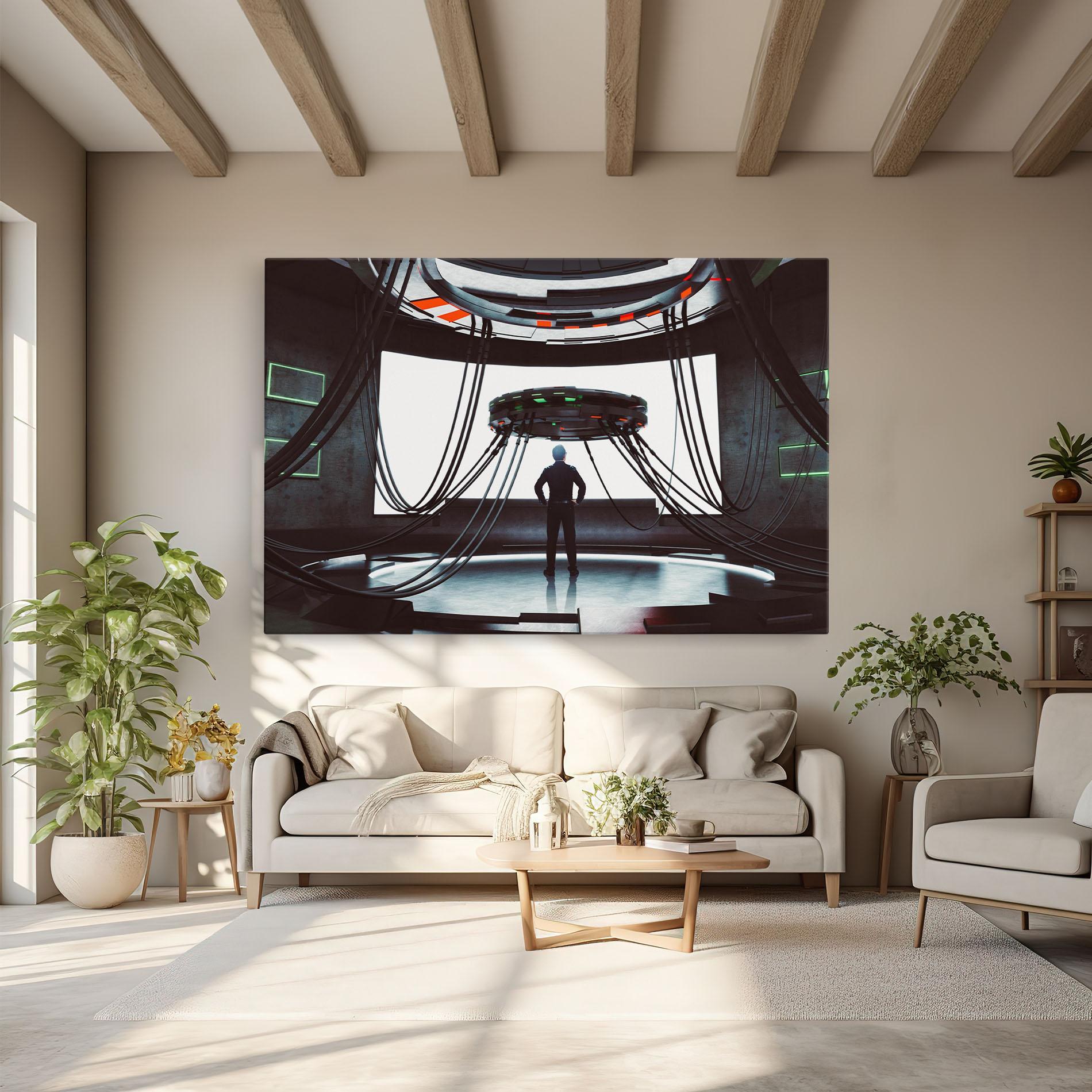 Obraz na Płótnie Cyber Chronicle mockup 6