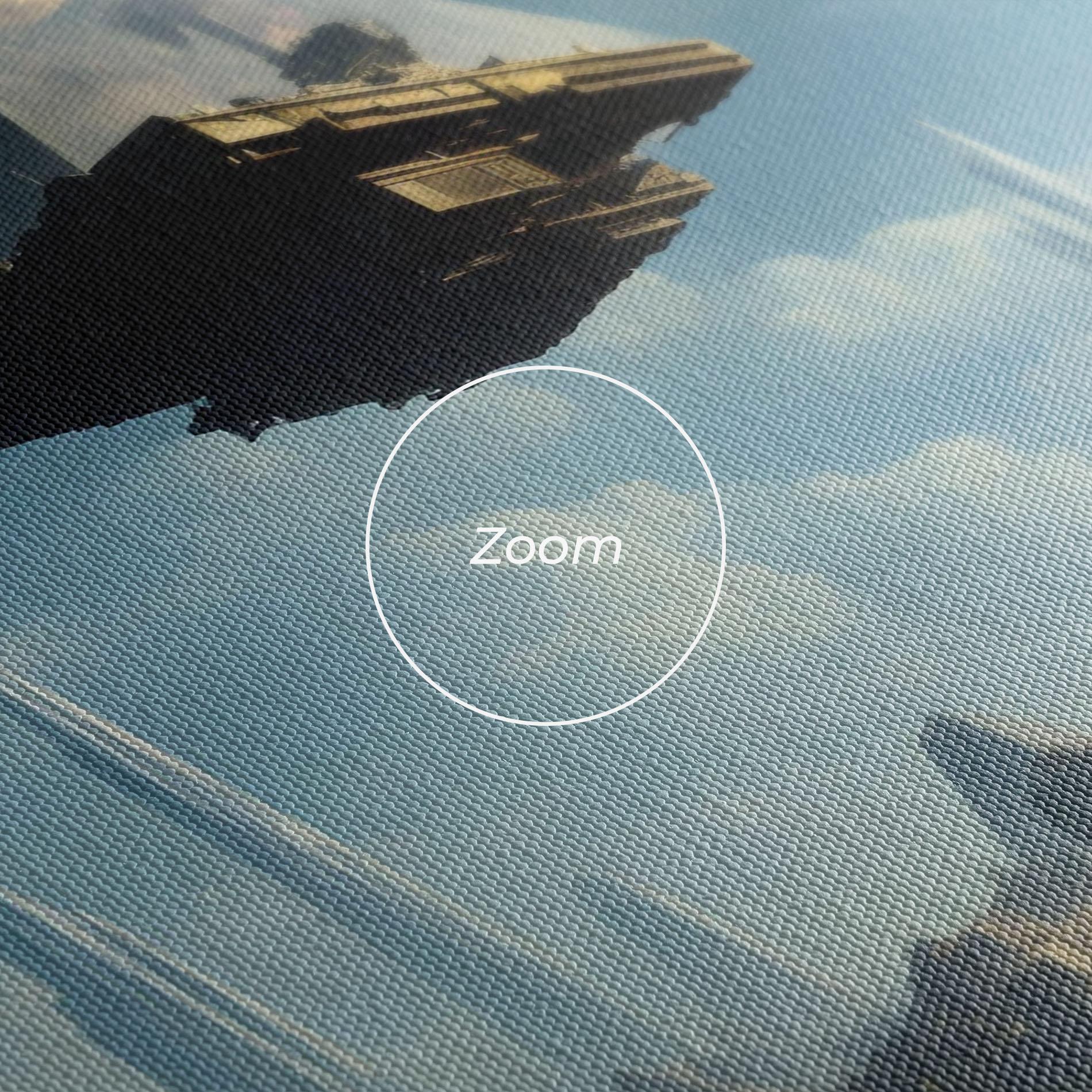 Obraz na Płótnie Flying Piramids mockup 3