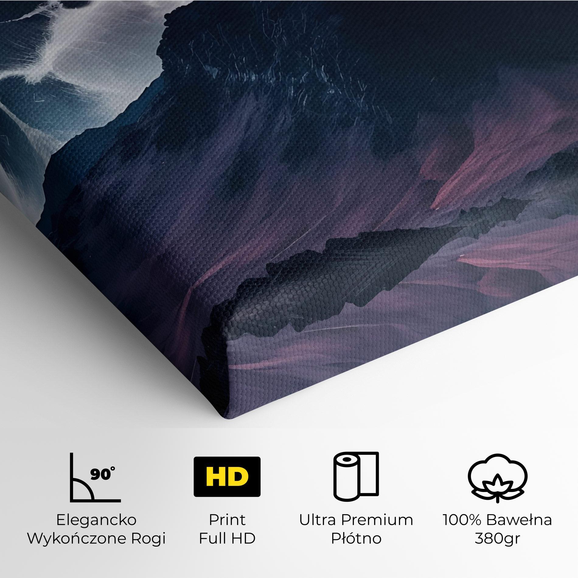 Obraz na Płótnie Full Moon Smoke mockup 4