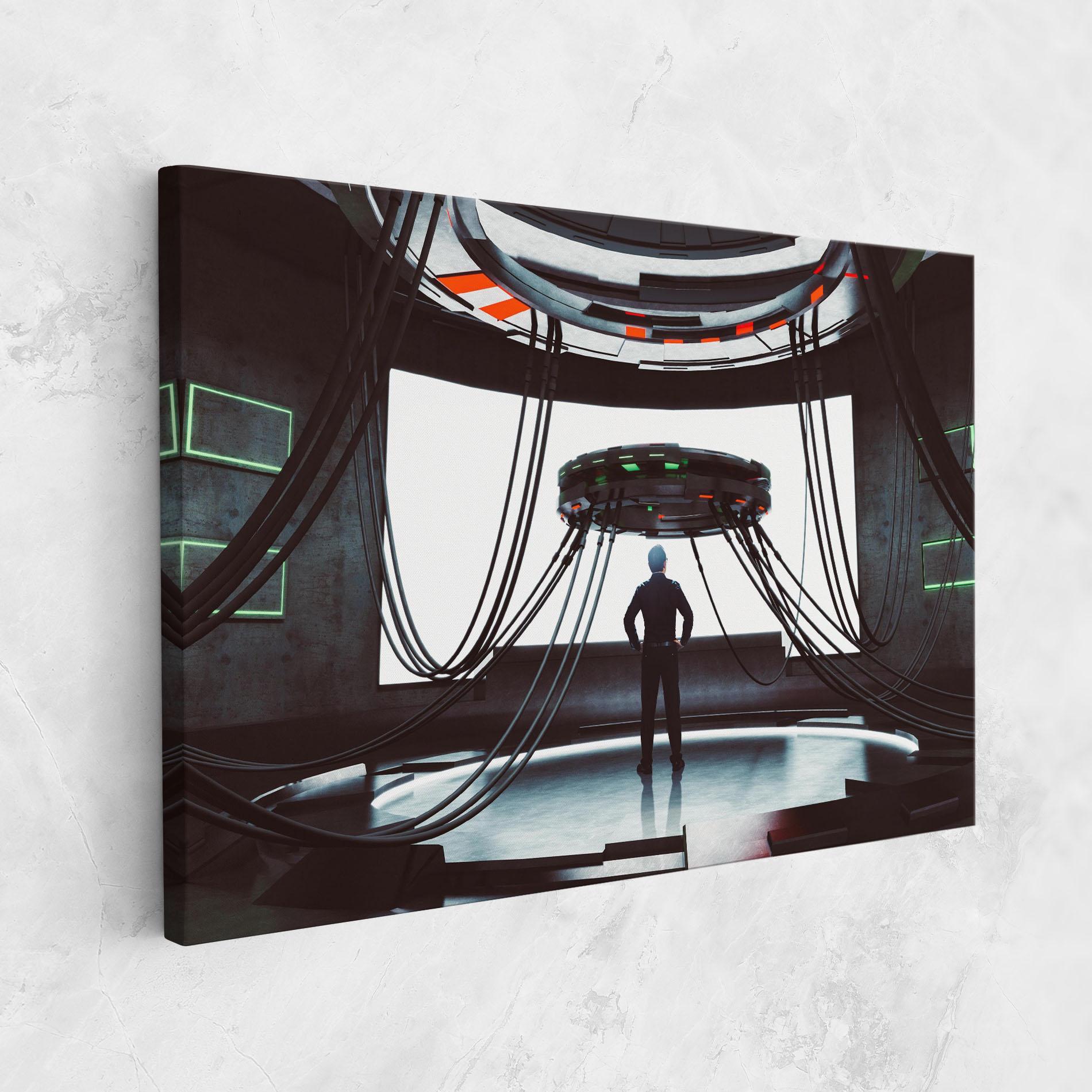 Obraz na Płótnie Cyber Chronicle mockup 1