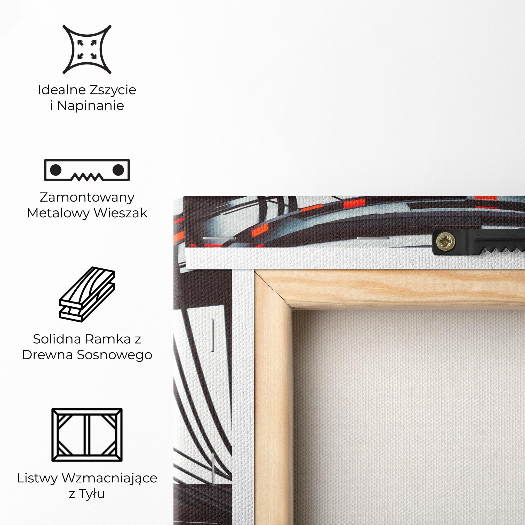 Obraz na Płótnie Cyber Chronicle mockup 5