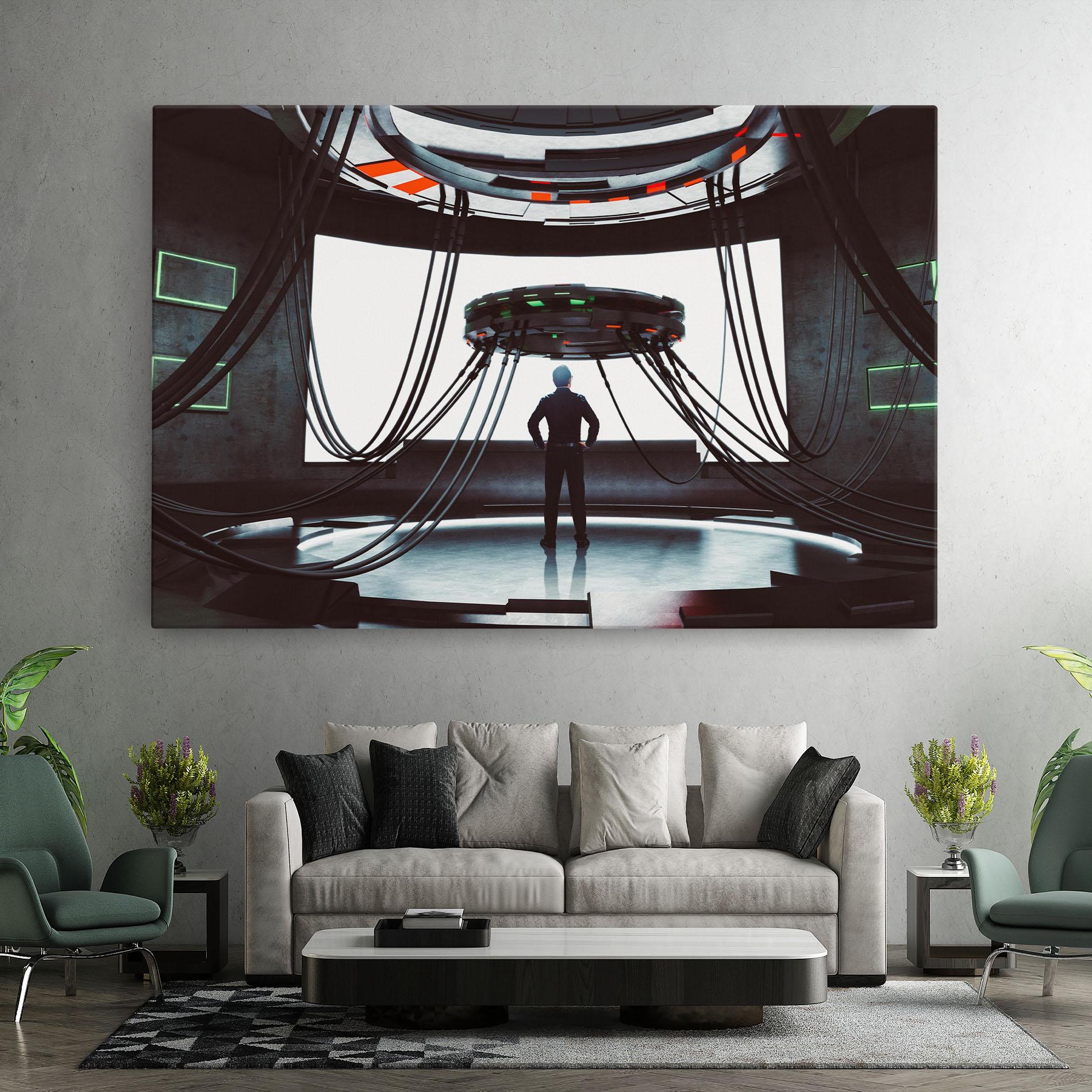 Obraz na Płótnie Cyber Chronicle mockup 7