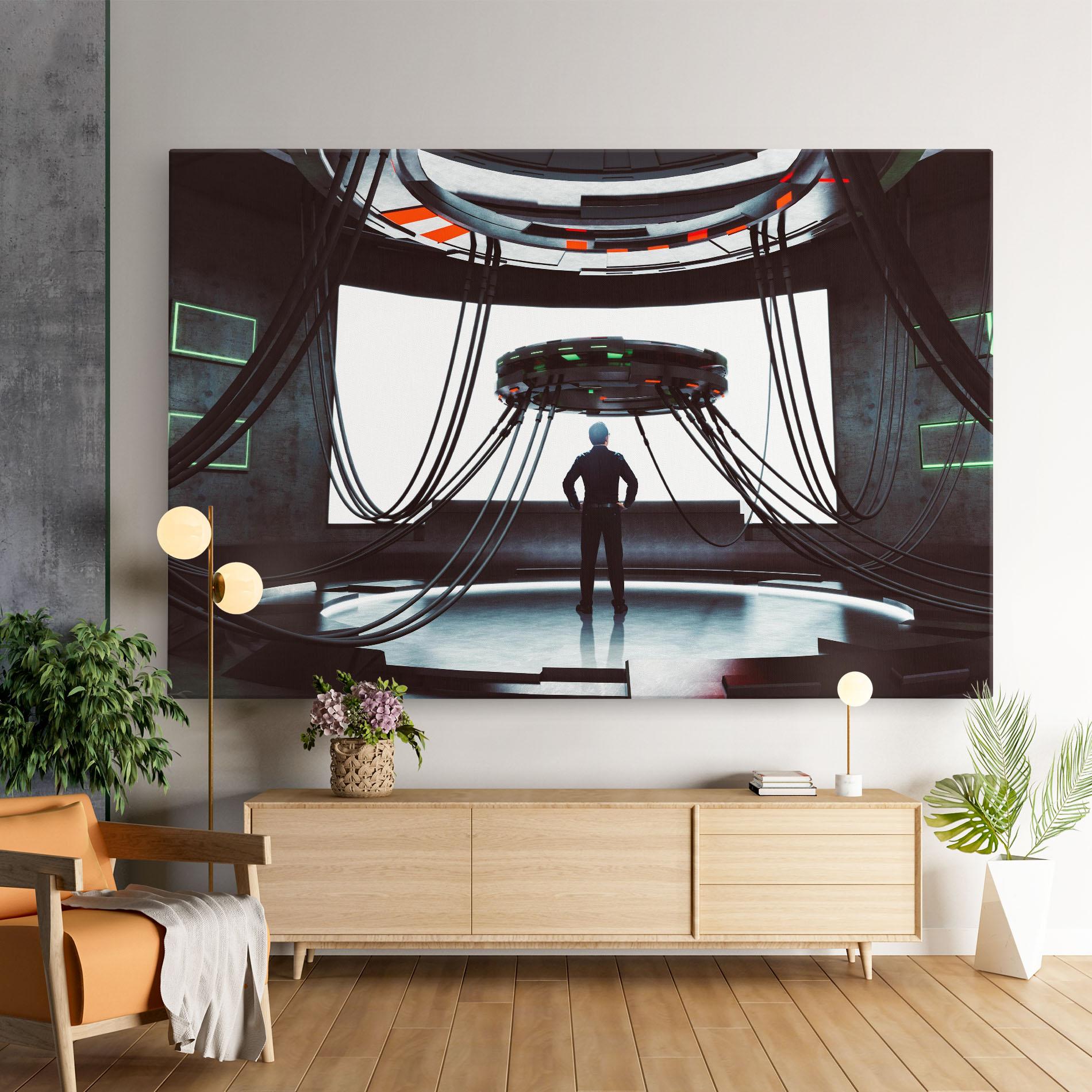 Obraz na Płótnie Cyber Chronicle mockup 9