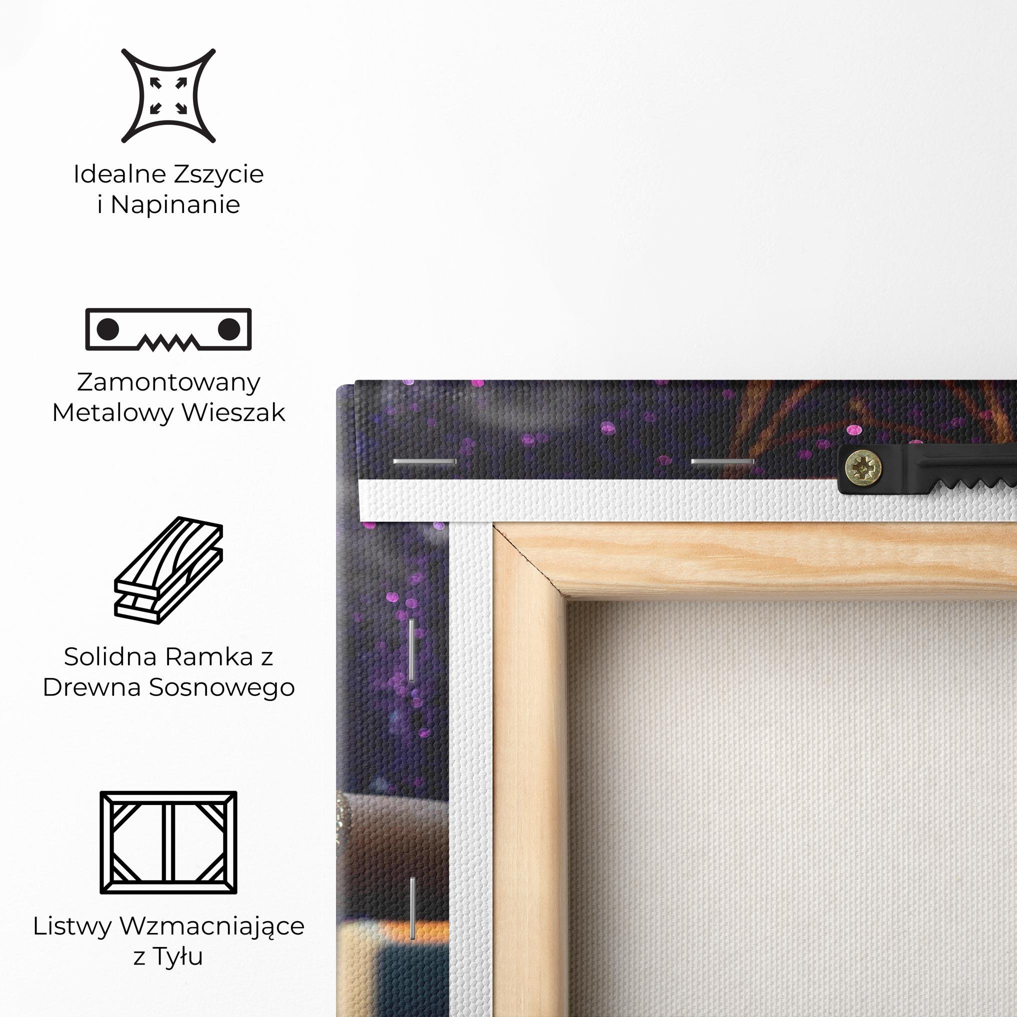 Obraz na Płótnie Witch Magic Smoke mockup 5