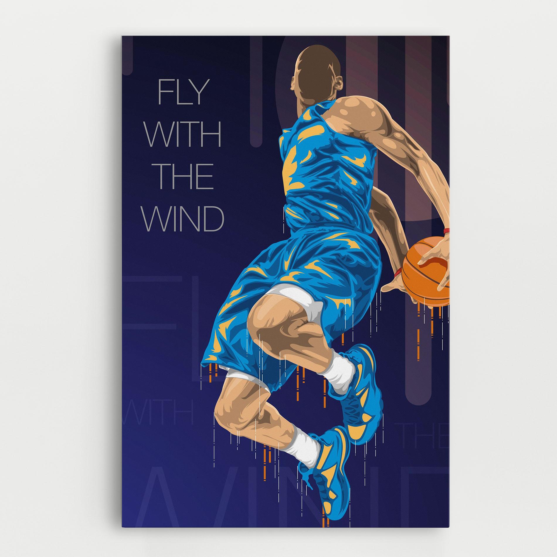 Obraz na Płótnie Fly With The Wind mockup 0