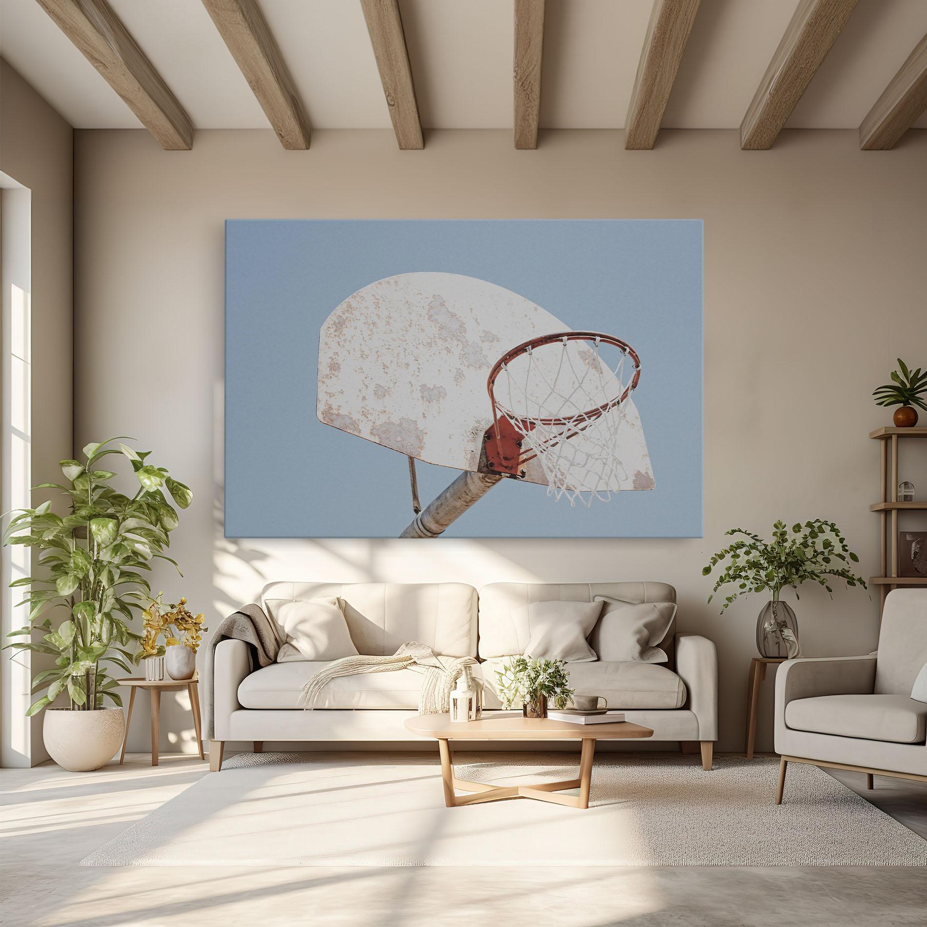 Obraz na Płótnie Old Basketball Hoop mockup 6