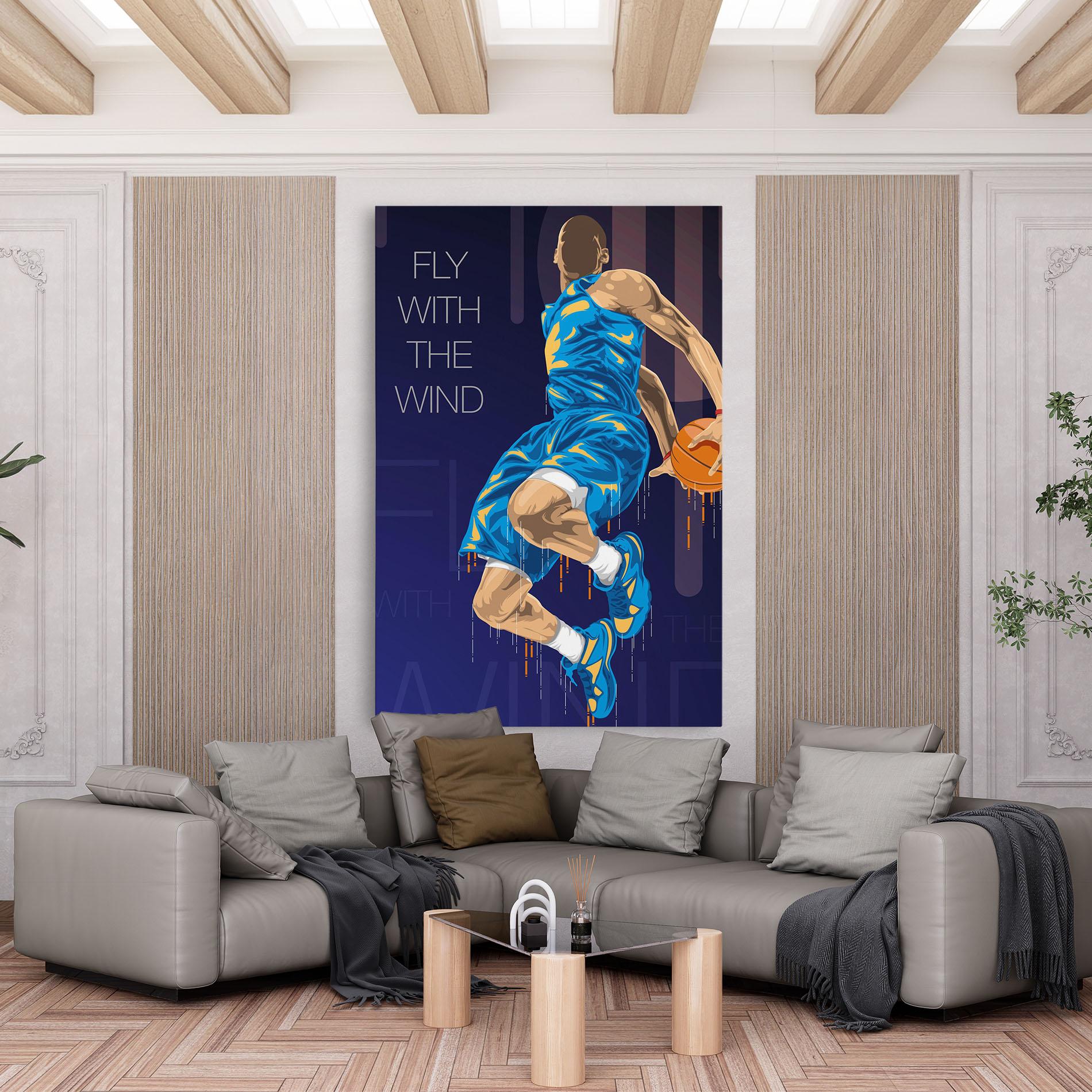 Obraz na Płótnie Fly With The Wind mockup 6