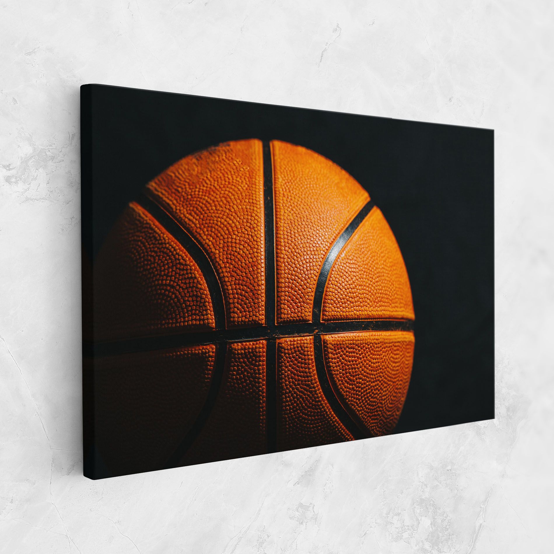 Orange Basketball mockup 1