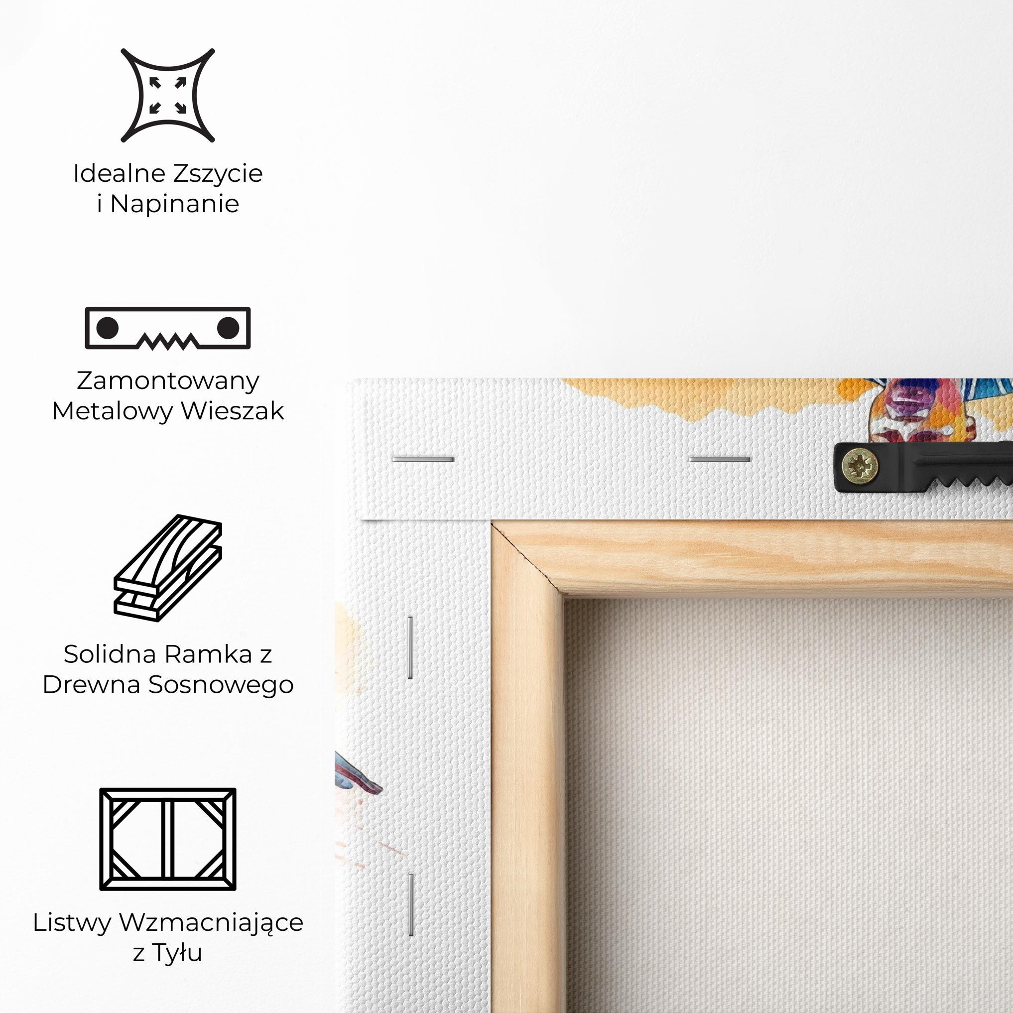 Obraz na Płótnie Playing Basket mockup 5