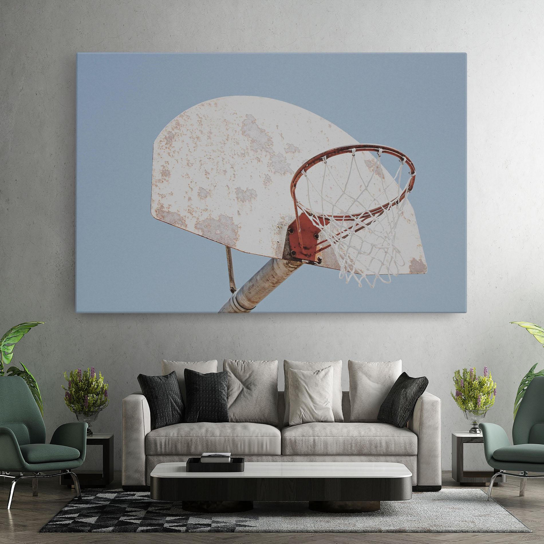 Obraz na Płótnie Old Basketball Hoop mockup 7