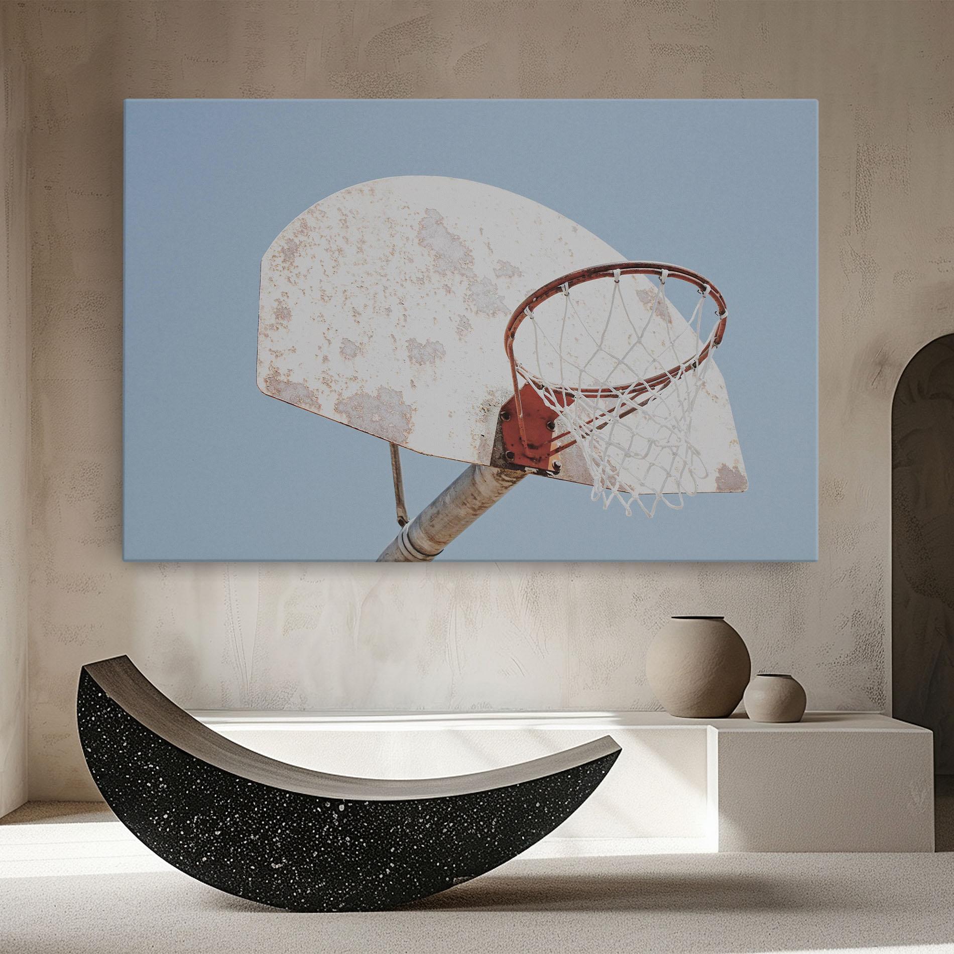 Obraz na Płótnie Old Basketball Hoop mockup 8