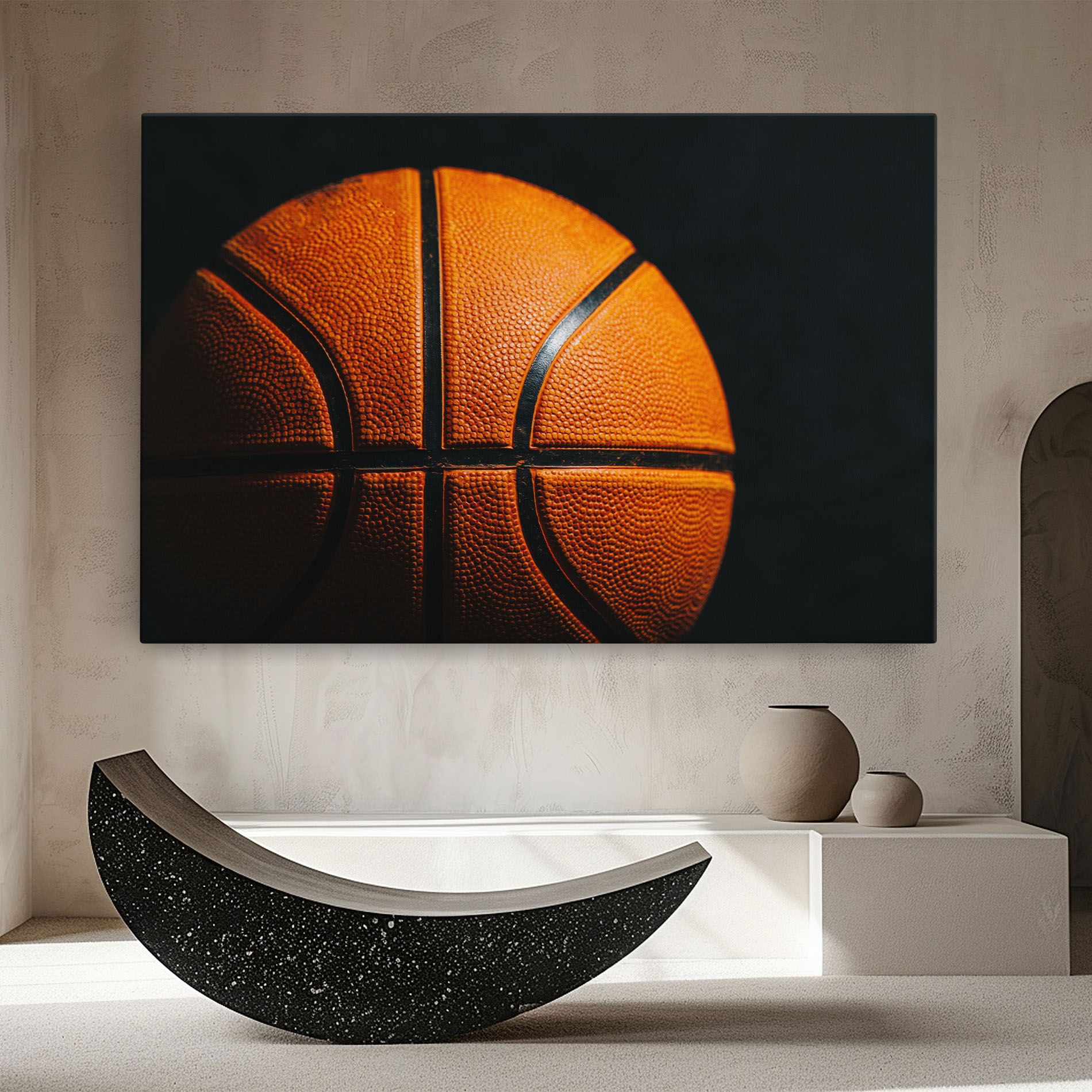 Orange Basketball mockup 8