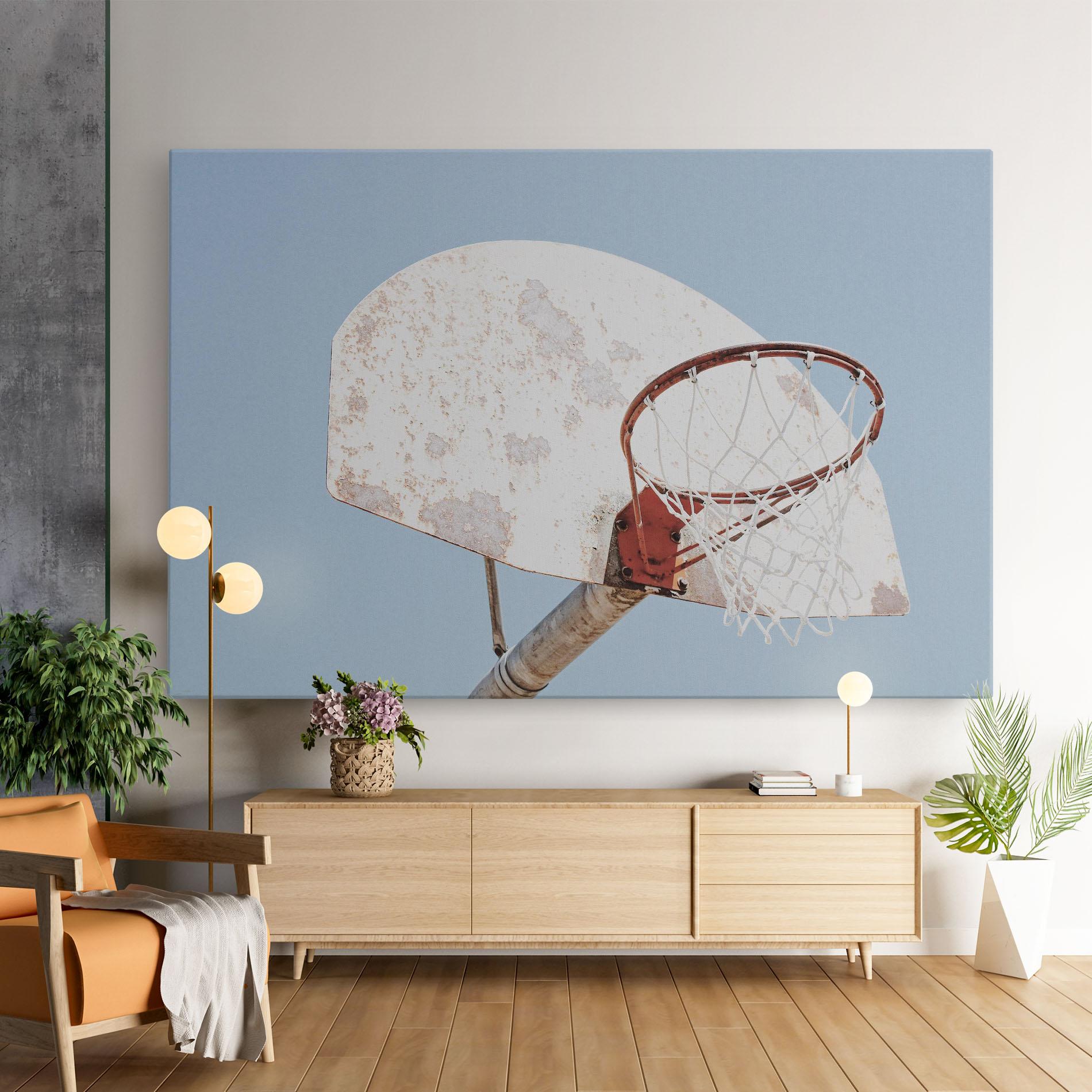 Obraz na Płótnie Old Basketball Hoop mockup 9