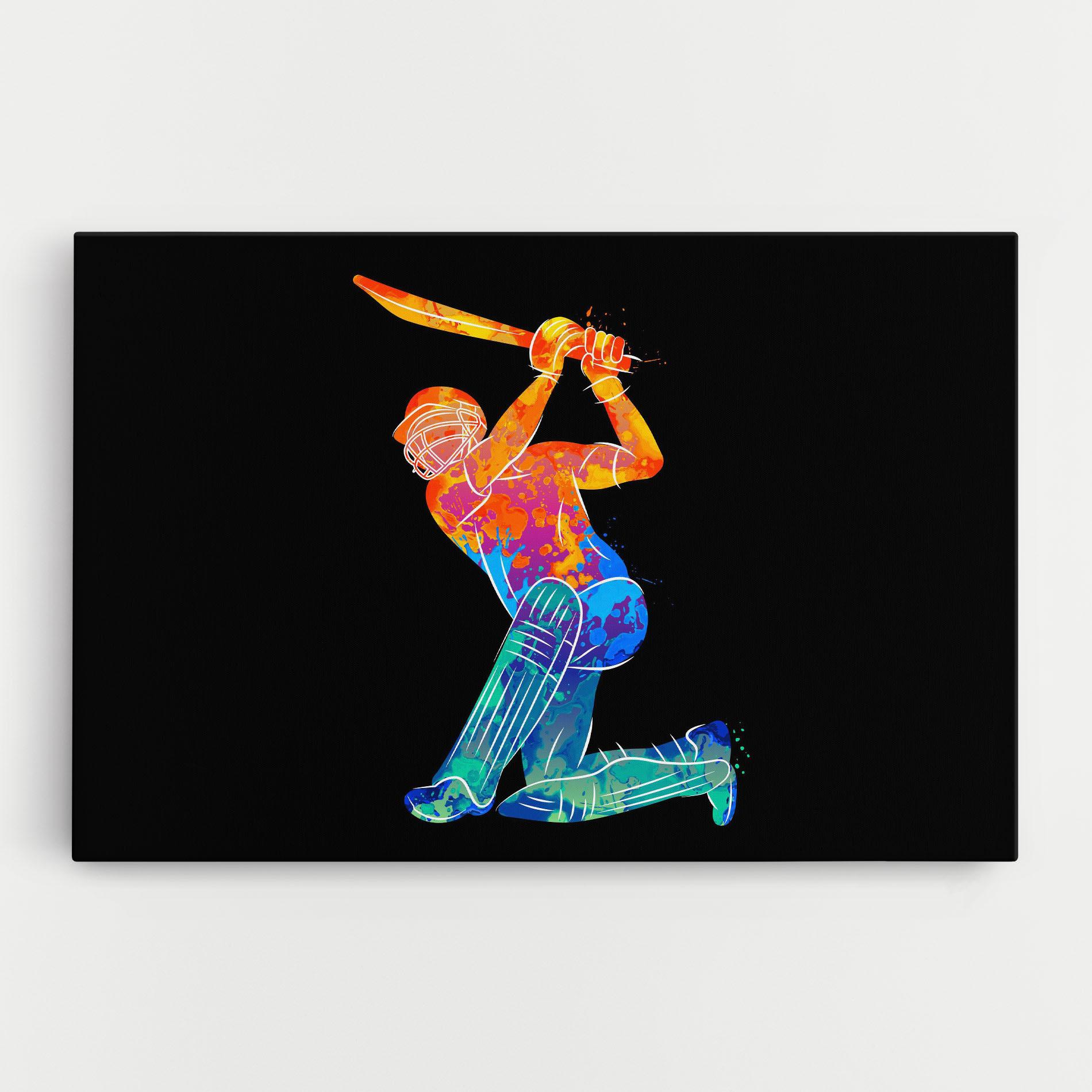 Obraz na Płótnie Baseball Color Art mockup 0