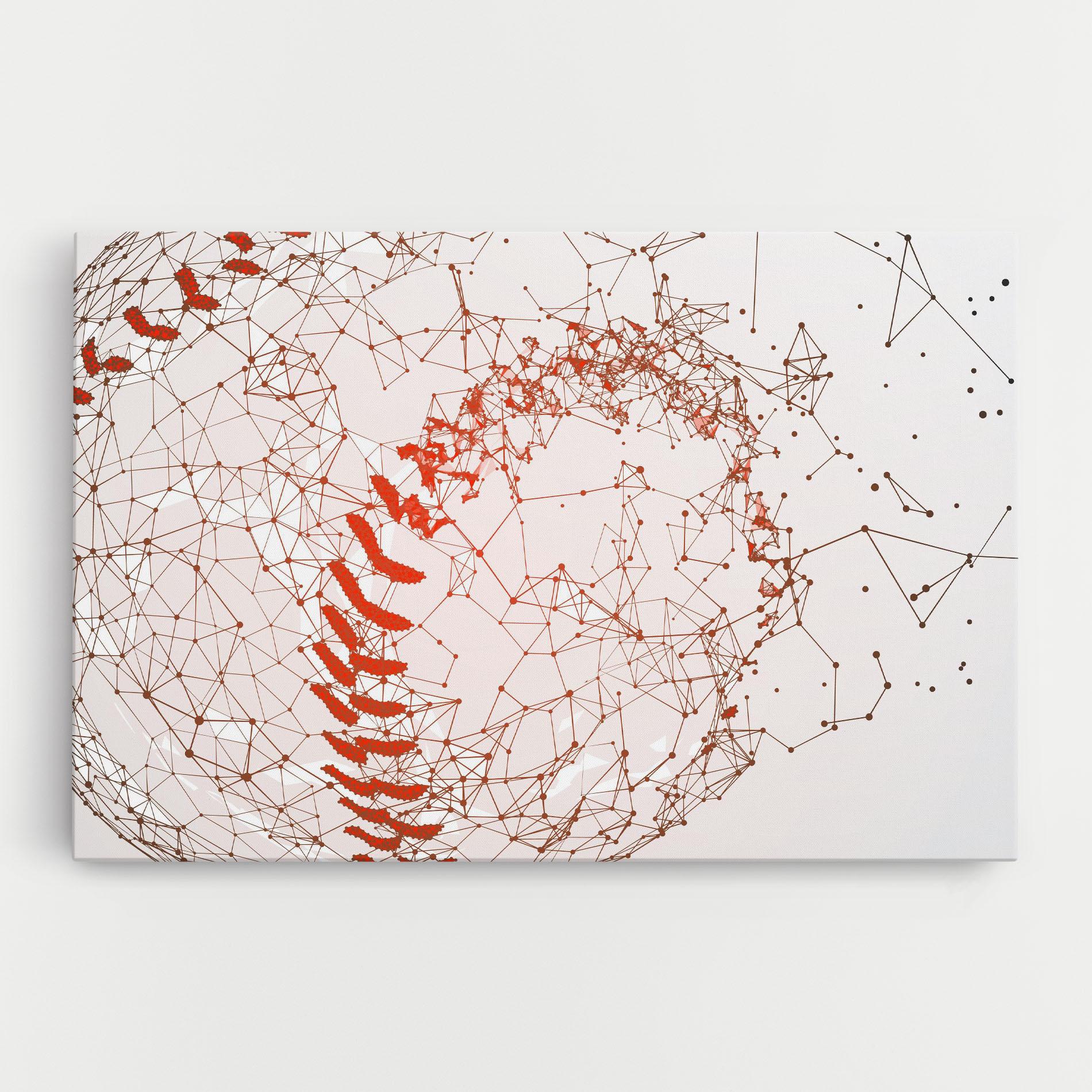 Obraz na Płótnie Baseball Line Art mockup 0