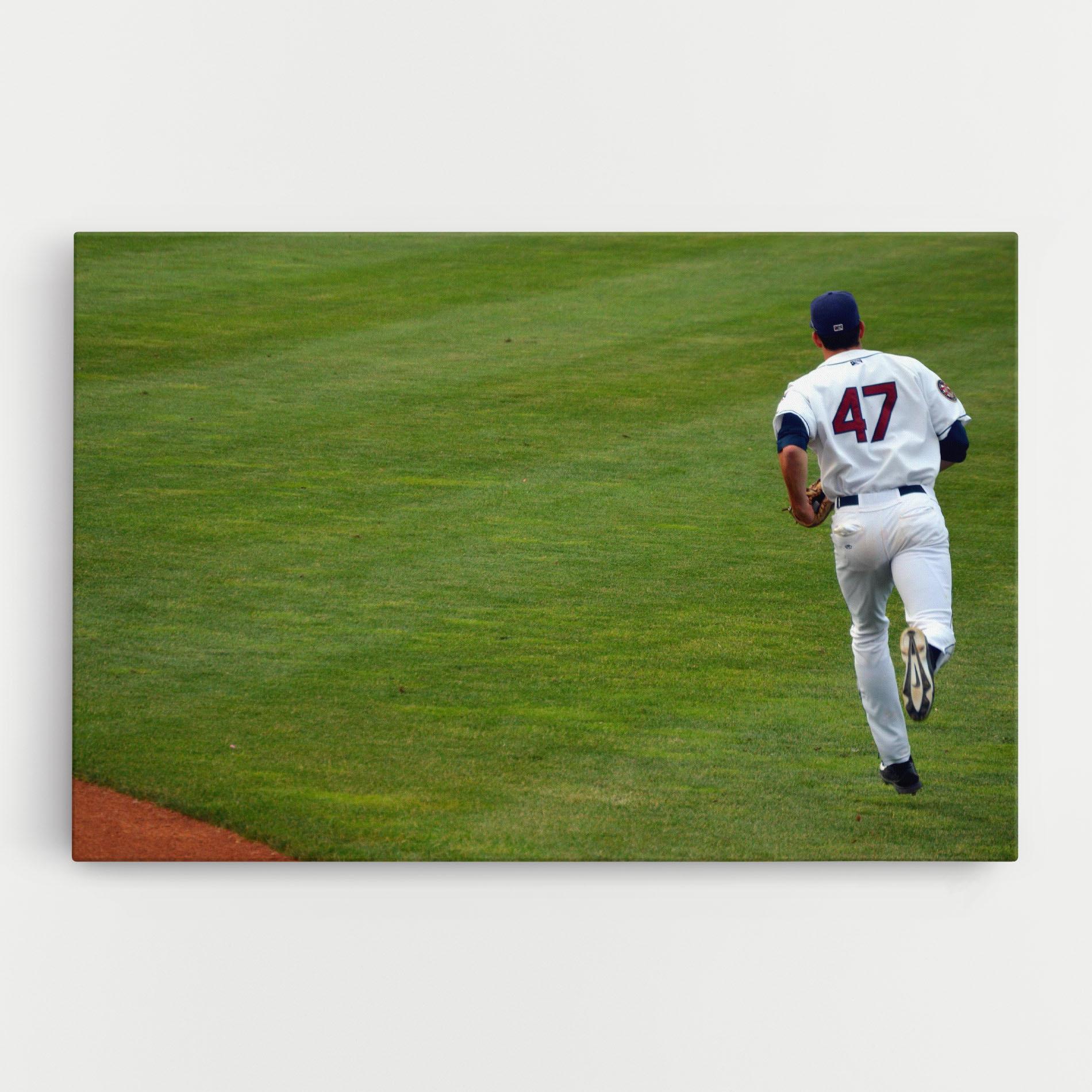 Obraz na Płótnie Baseball Player mockup 0