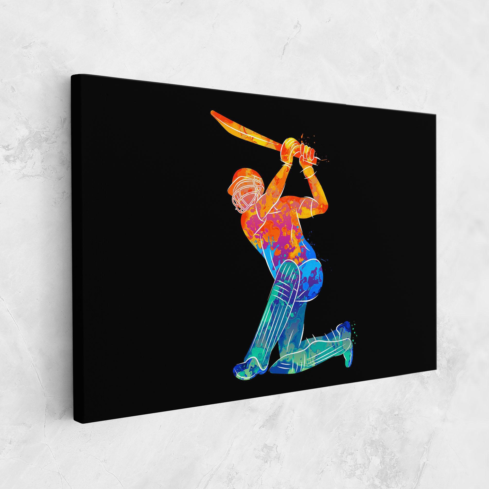 Obraz na Płótnie Baseball Color Art mockup 1