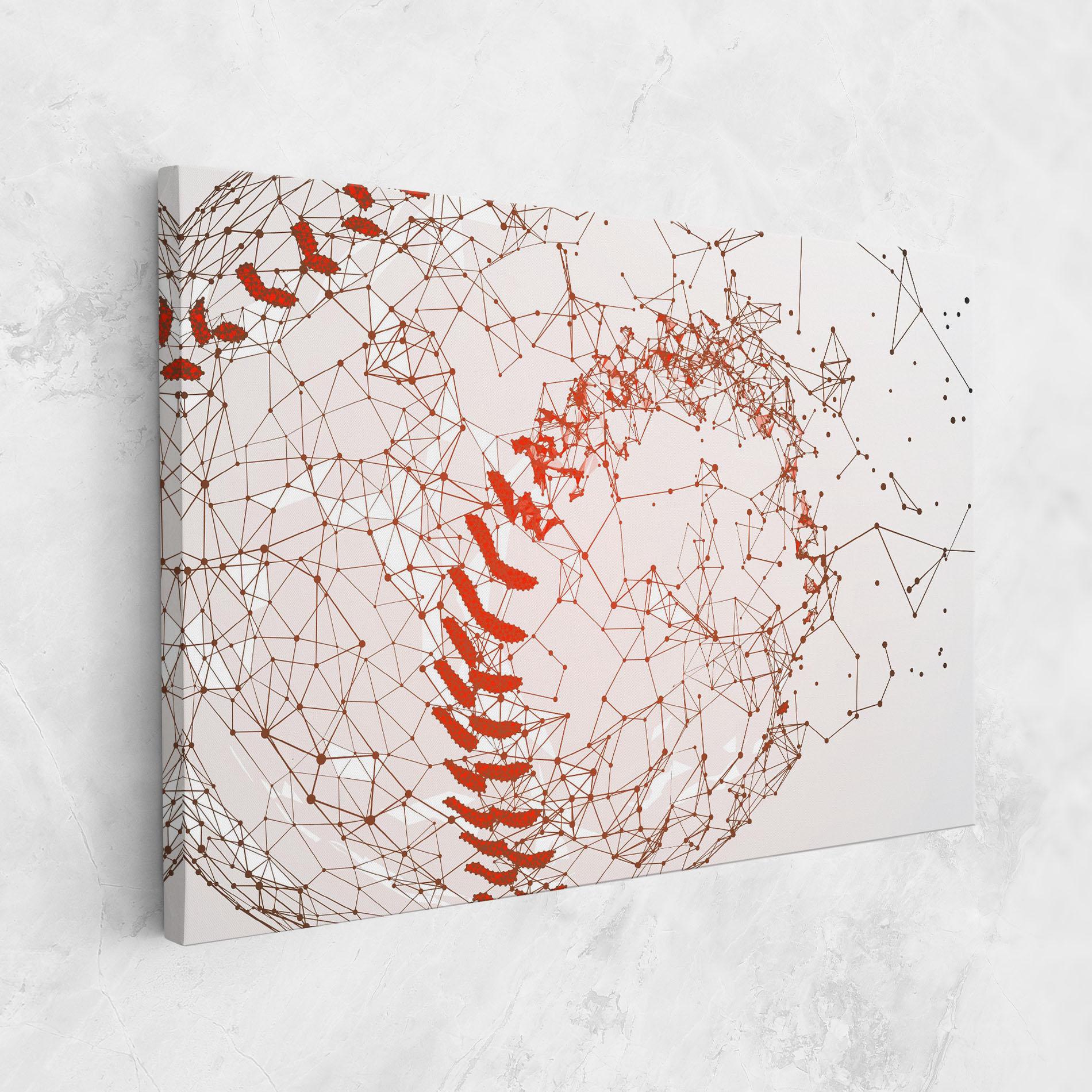 Obraz na Płótnie Baseball Line Art mockup 1