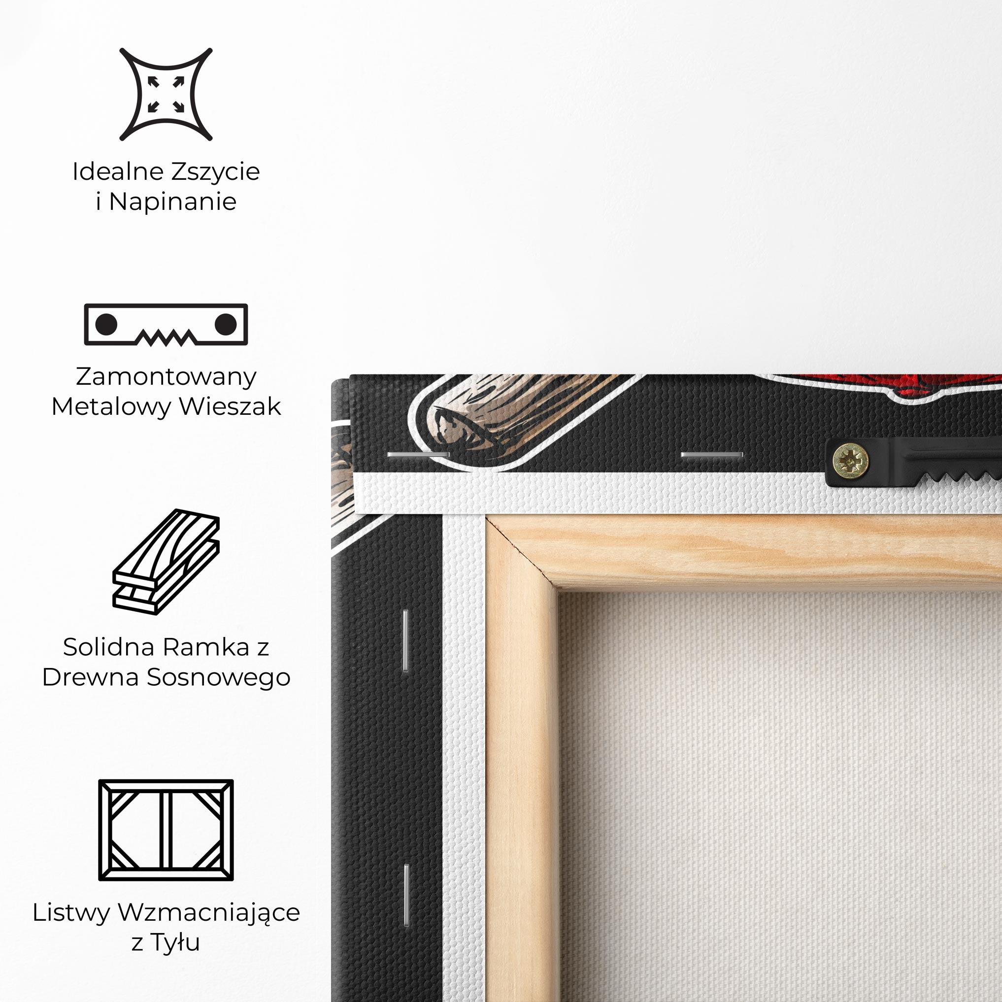 Obraz na Płótnie Baseball Skull mockup 5