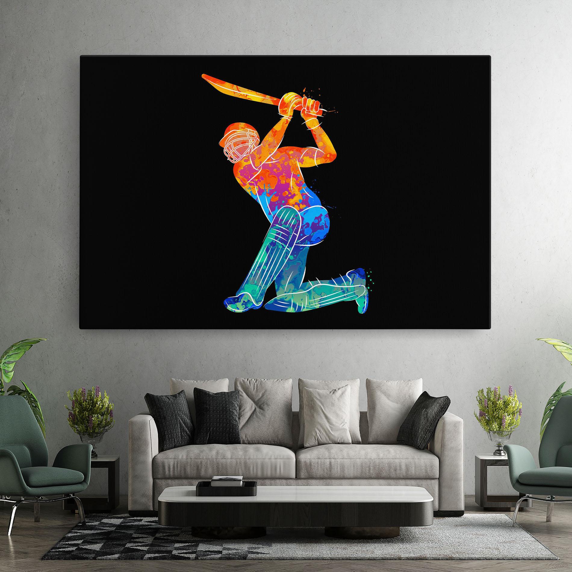 Obraz na Płótnie Baseball Color Art mockup 7