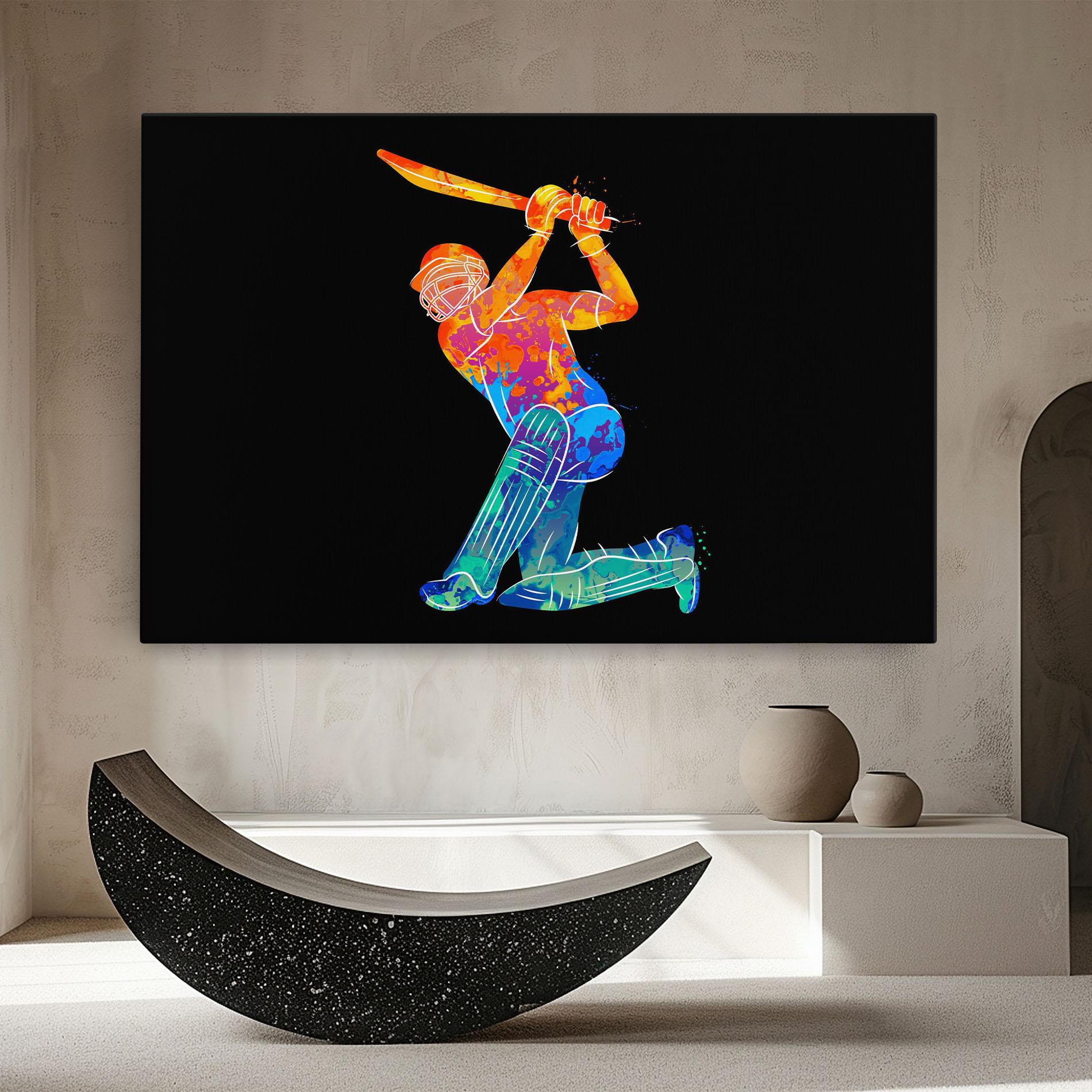 Obraz na Płótnie Baseball Color Art mockup 8