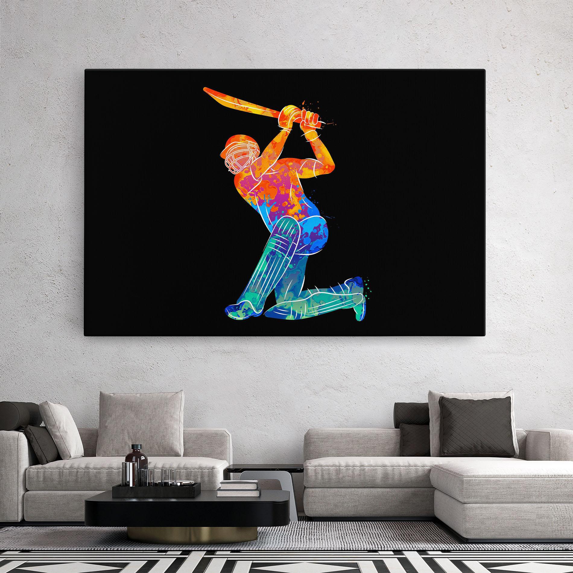 Obraz na Płótnie Baseball Color Art mockup 2