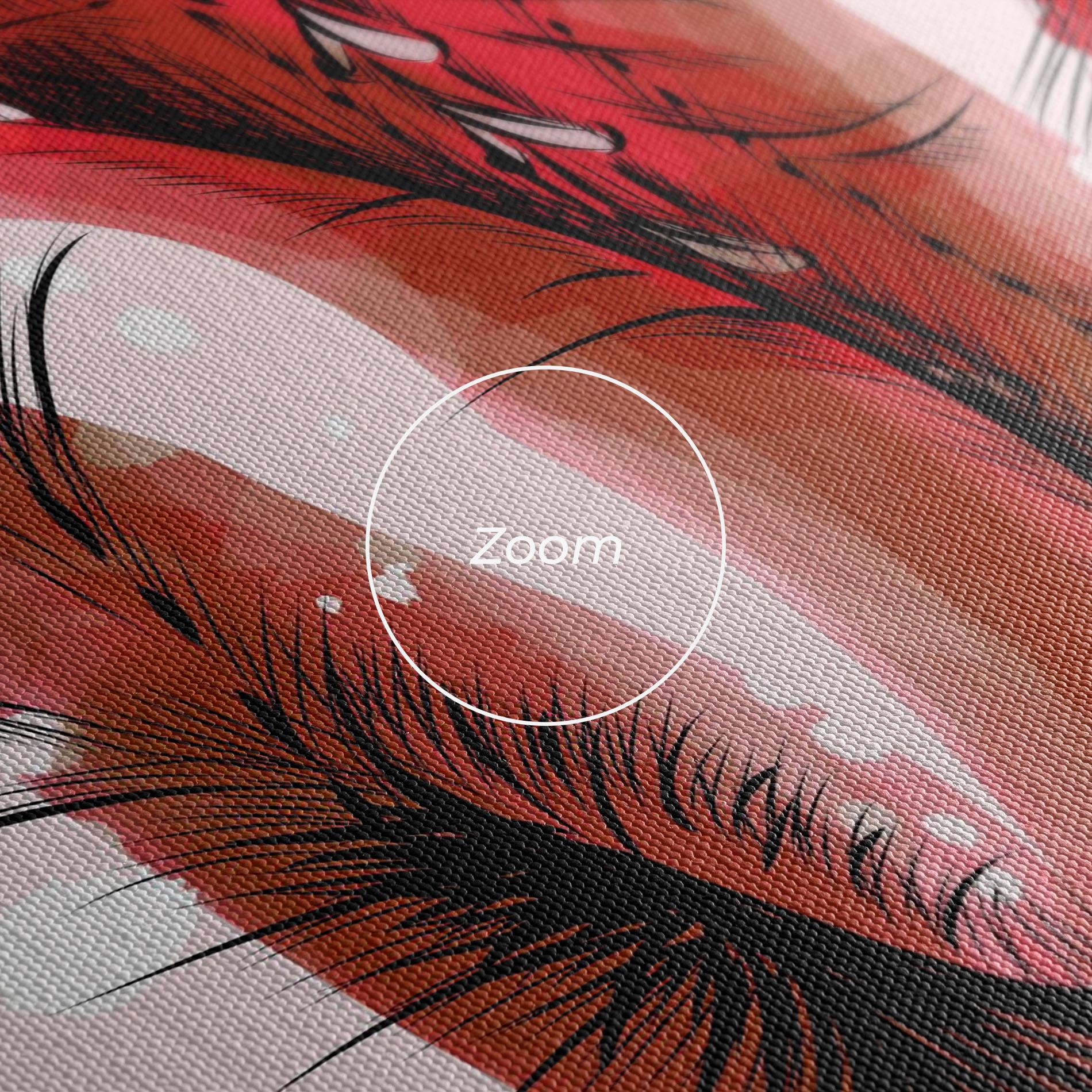 Obraz na Płótnie Red Painted Gloves mockup 3