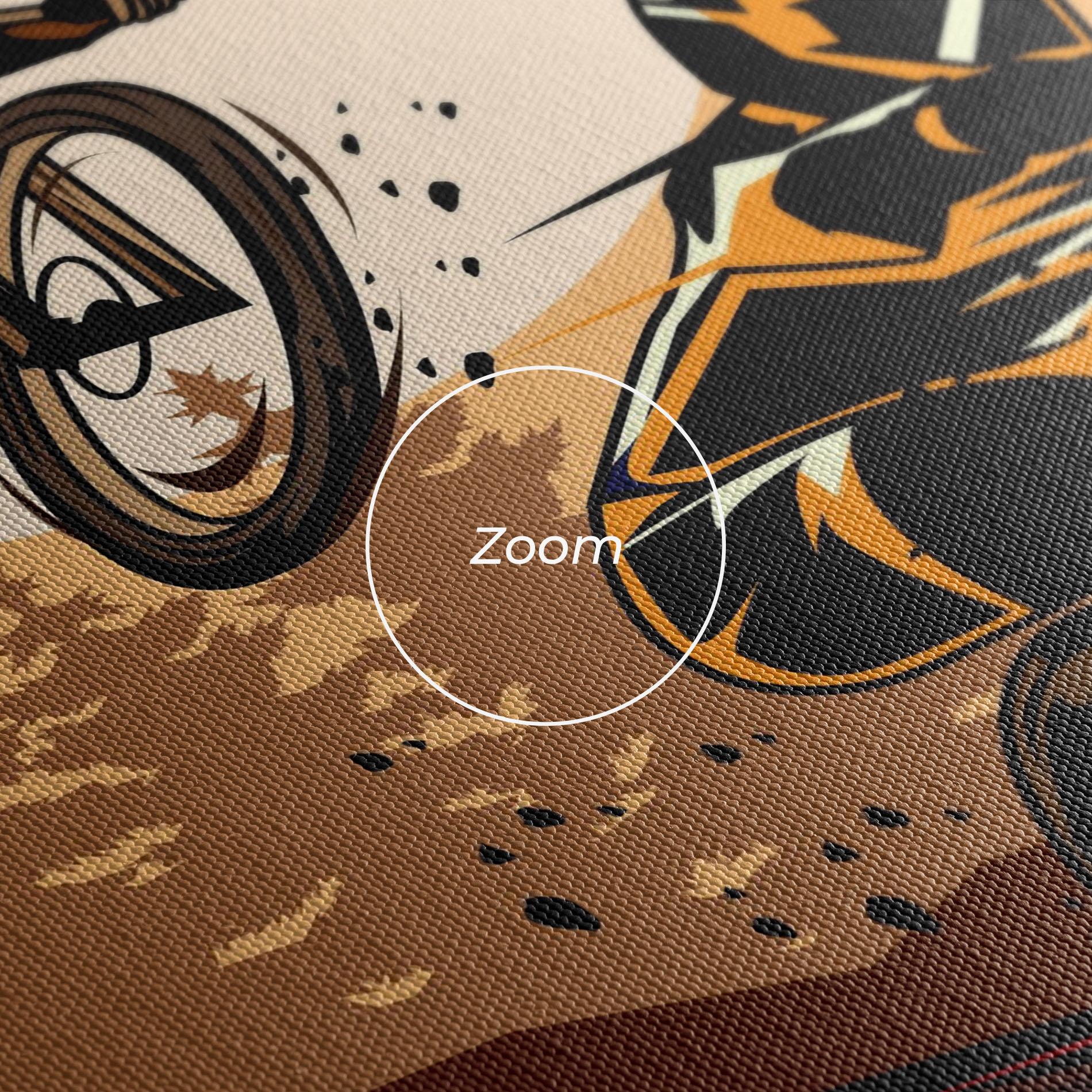 Obraz na Płótnie Downhill Bike mockup 3