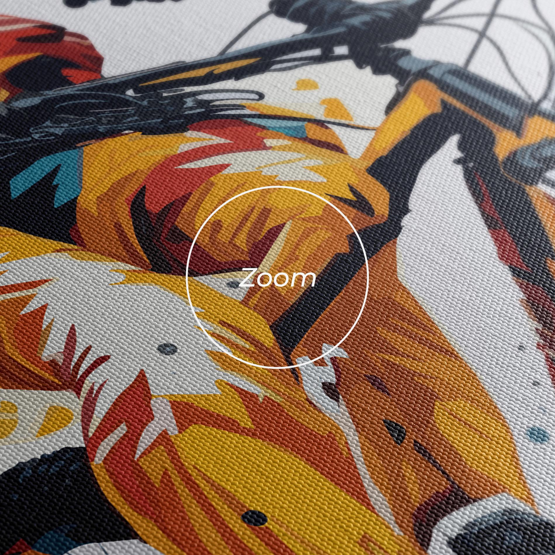 Obraz na Płótnie Yellow Bike Art mockup 3