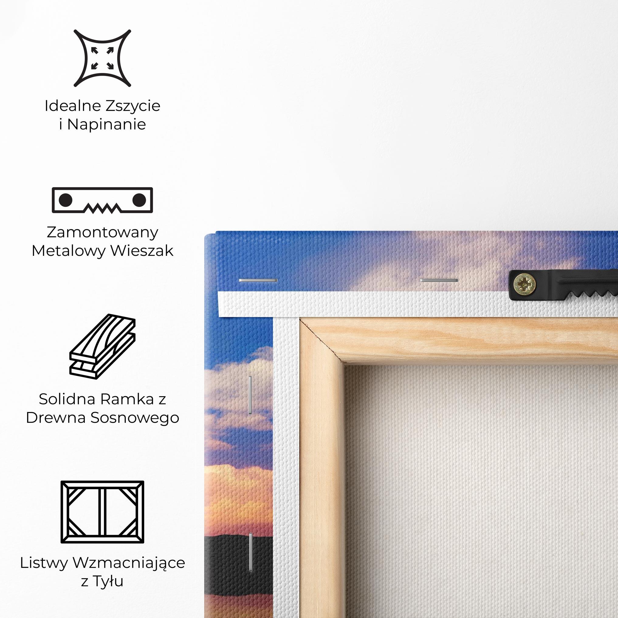 Obraz na Płótnie Bike Sunset mockup 5