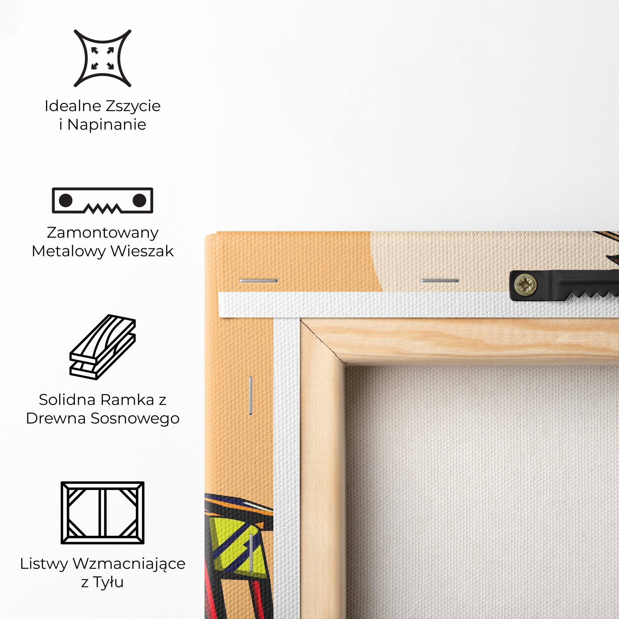 Obraz na Płótnie Downhill Bike mockup 5