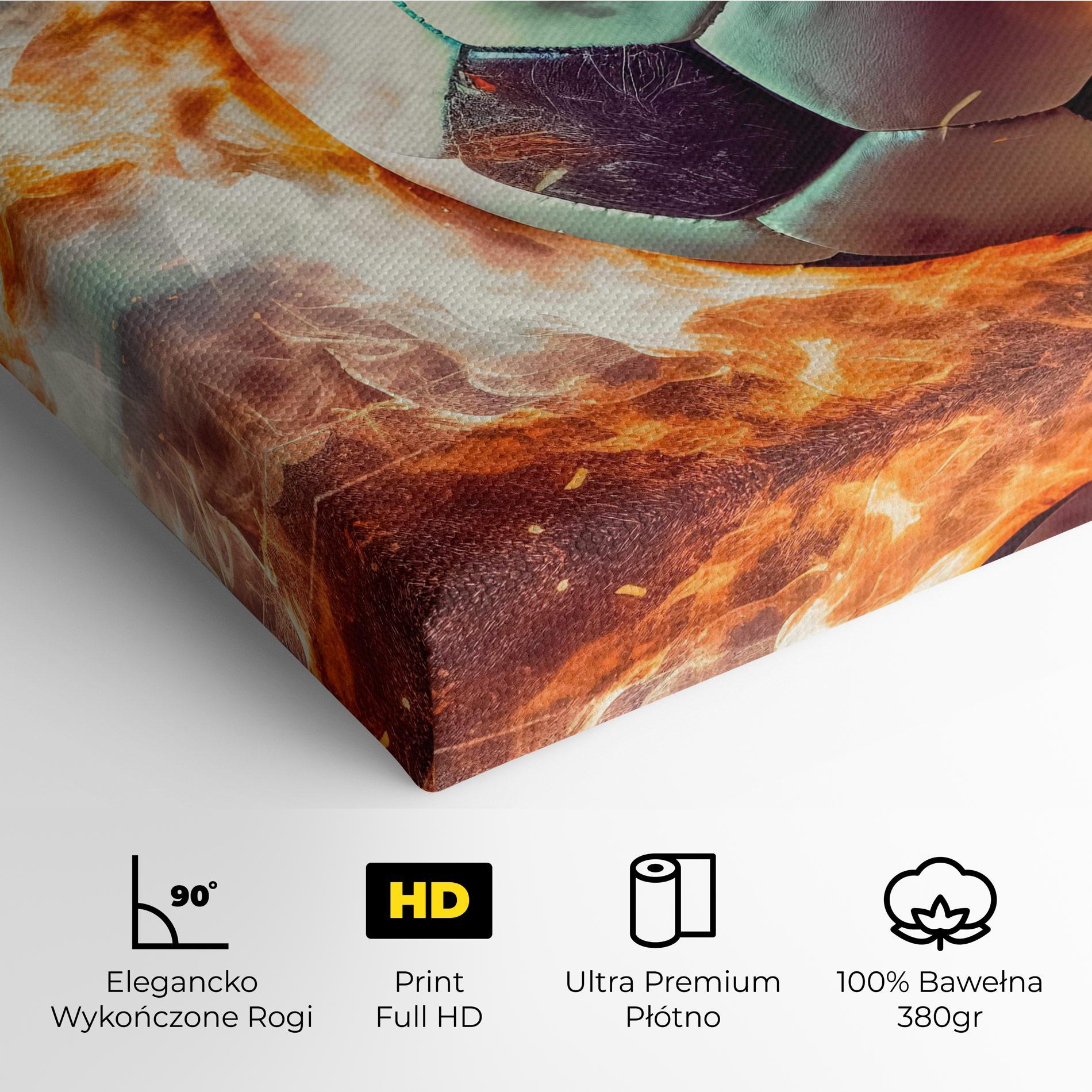 Obraz na Płótnie Football Explosion mockup 4