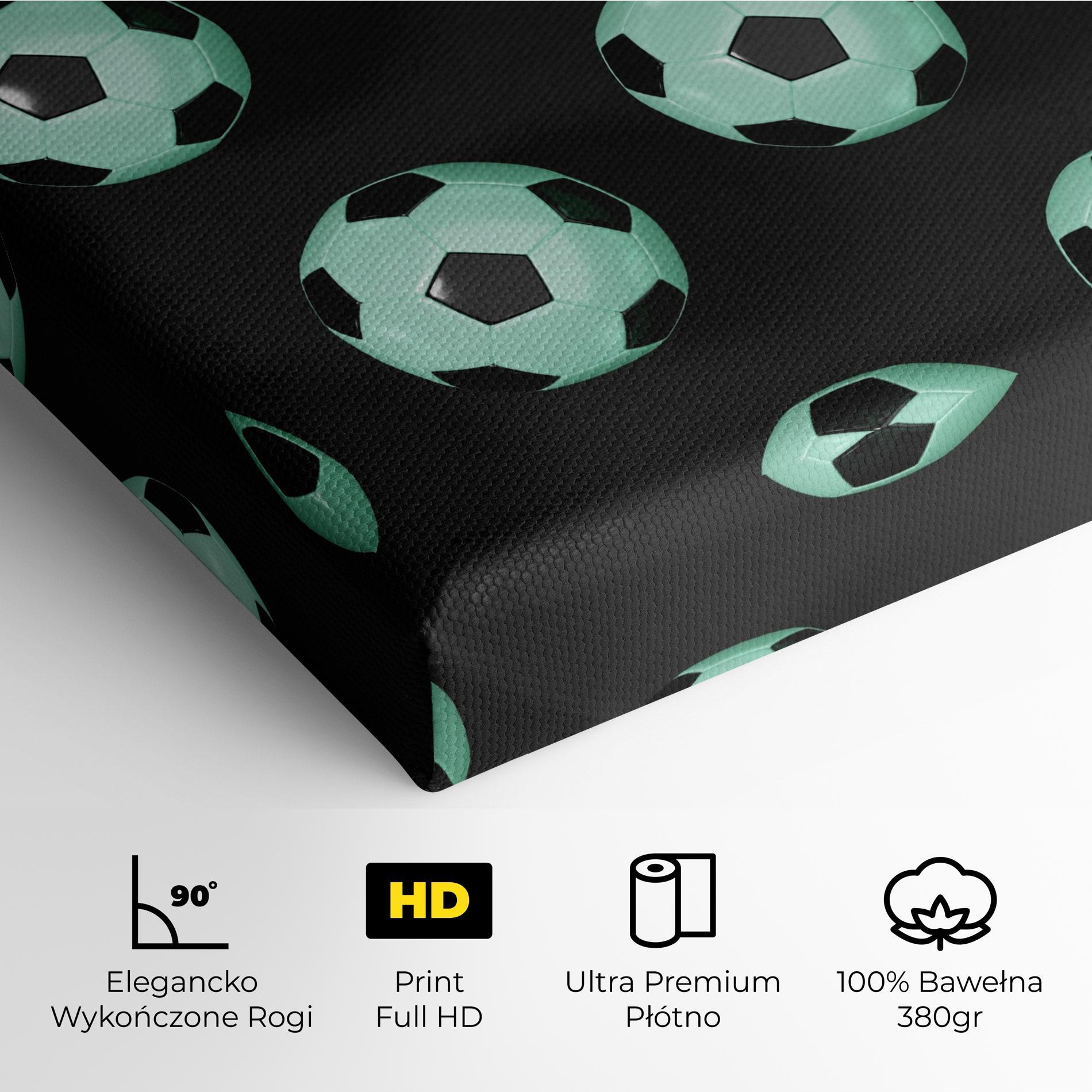 Obraz na Płótnie Green Light Football mockup 4