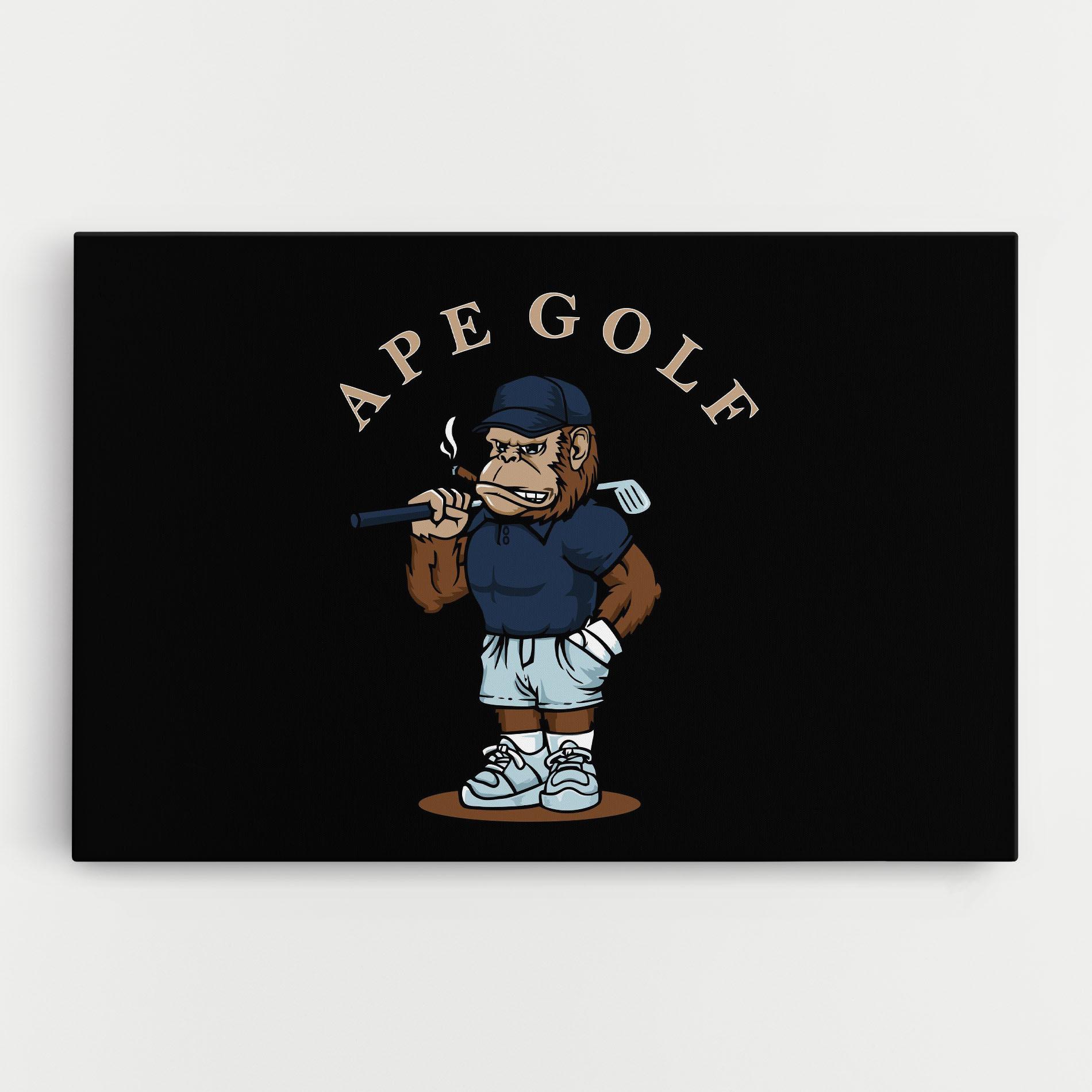 Obraz na Płótnie Ape Golf mockup 0