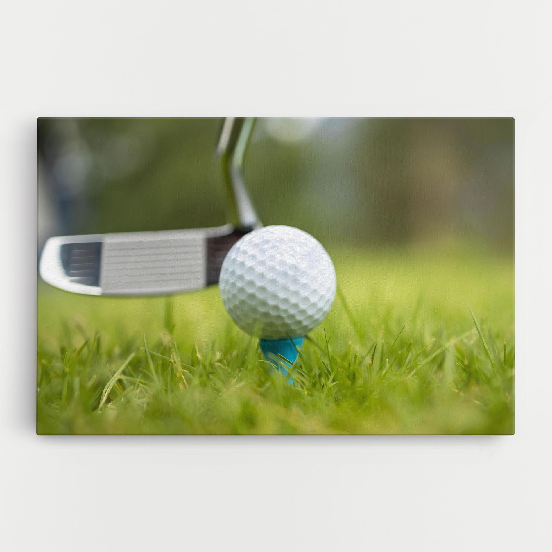 Obraz na Płótnie Golf Ball Tee mockup 0