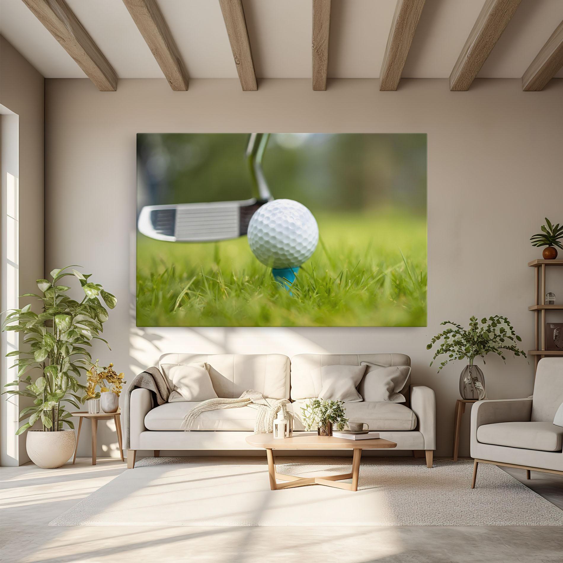 Obraz na Płótnie Golf Ball Tee mockup 6