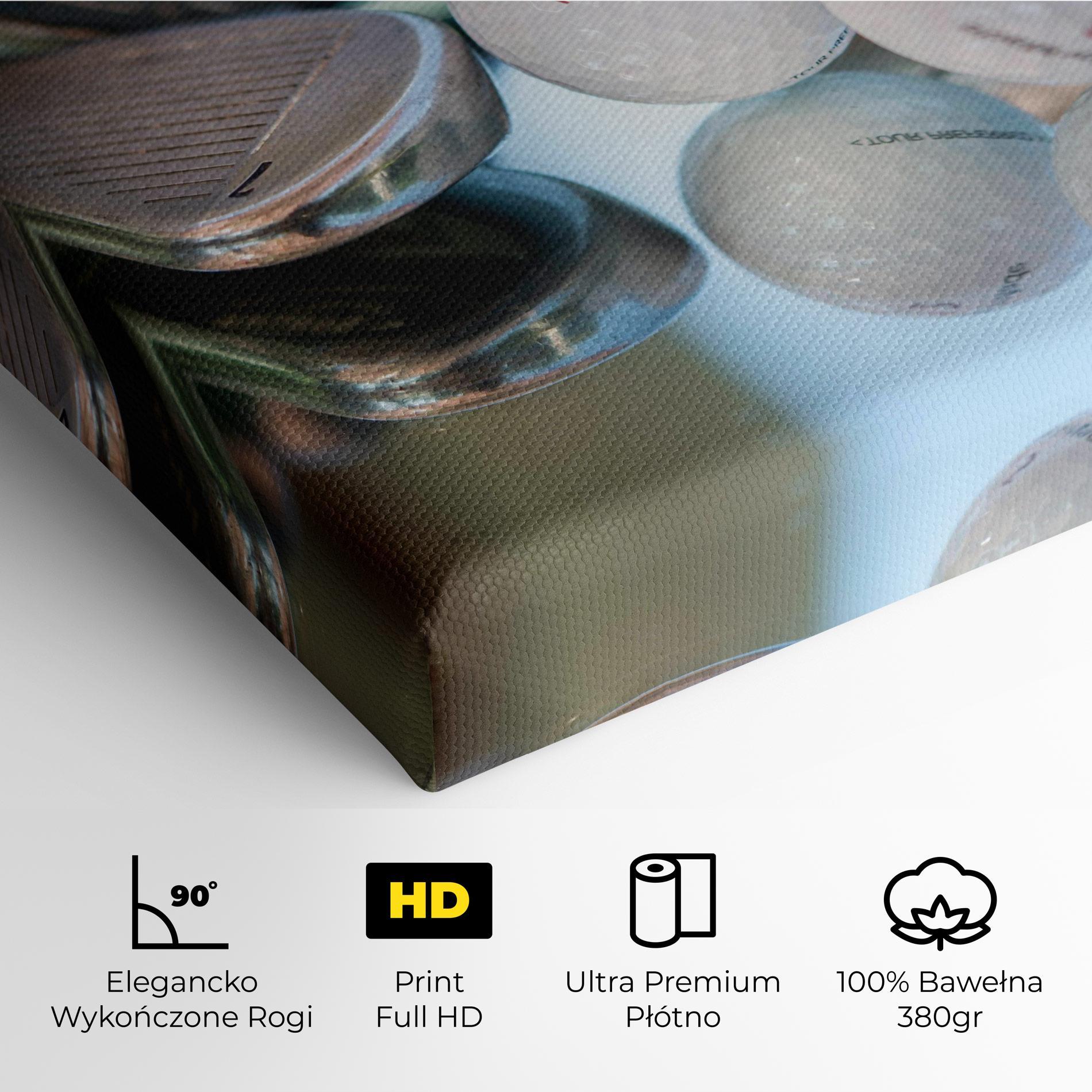 Obraz na Płótnie Golf Balls Set mockup 4