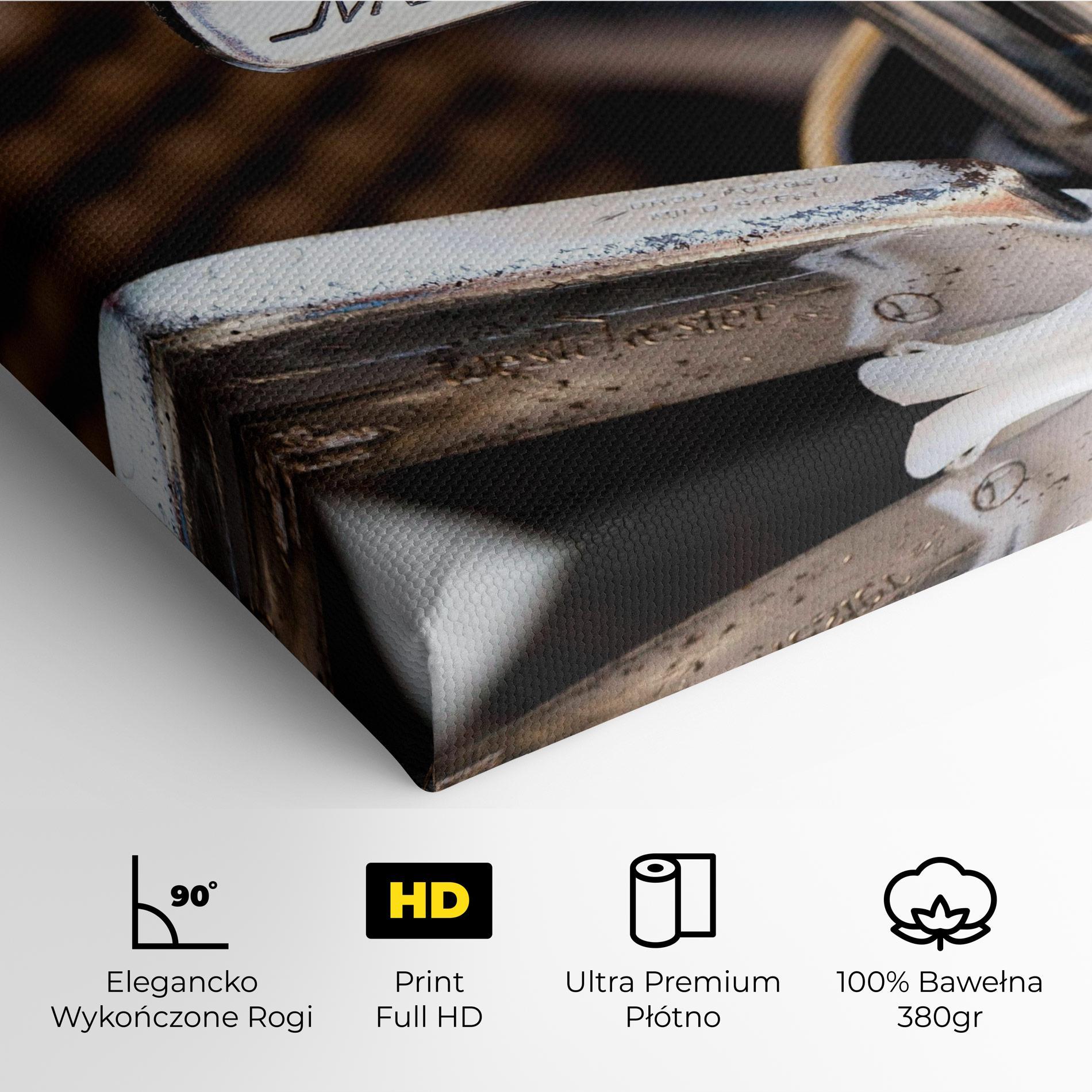 Obraz na Płótnie Silver Golf Club mockup 4